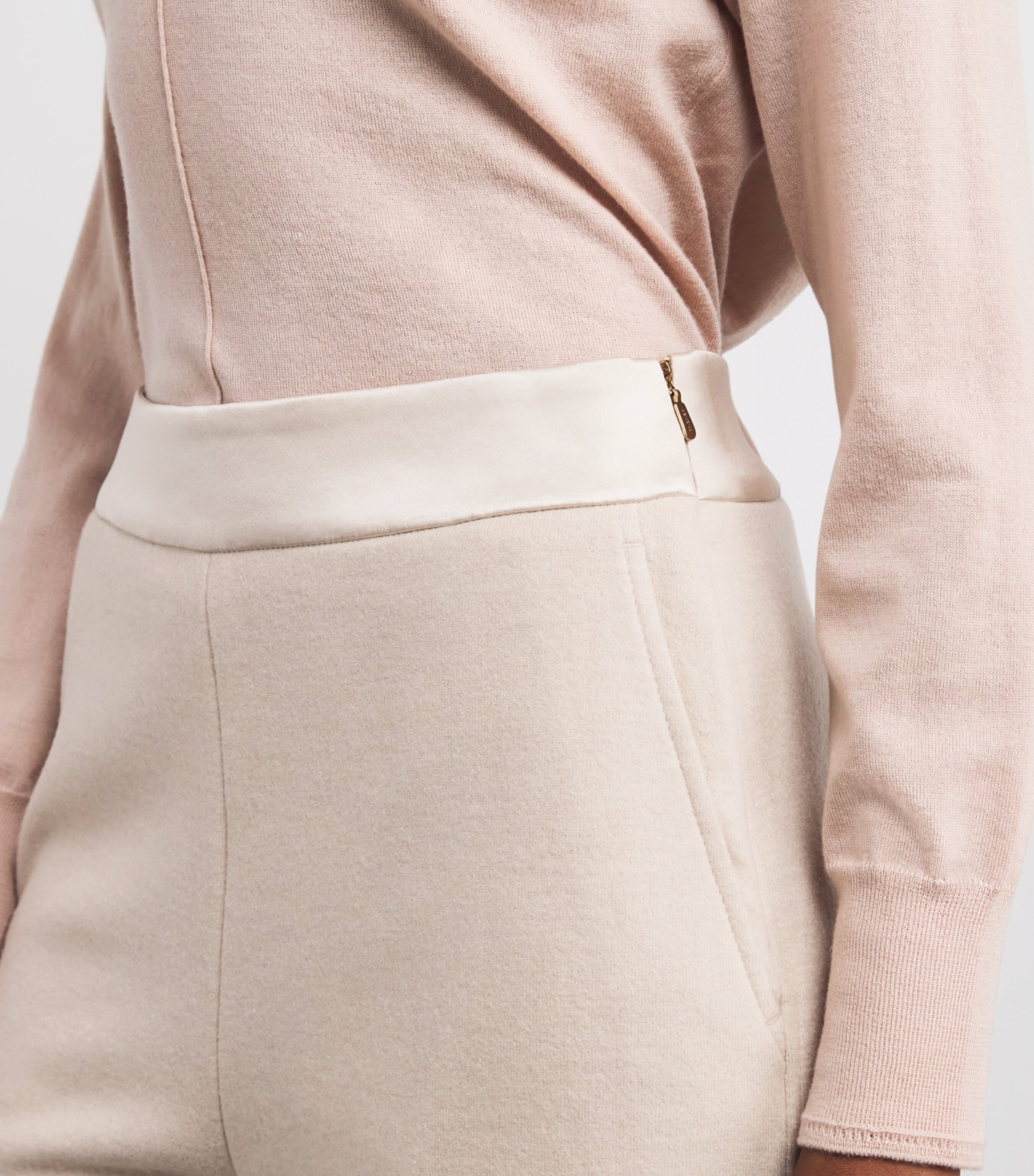 Cashmere-Wool Tessa Trousers N14 BEIGE-CHMPGNE Image 6