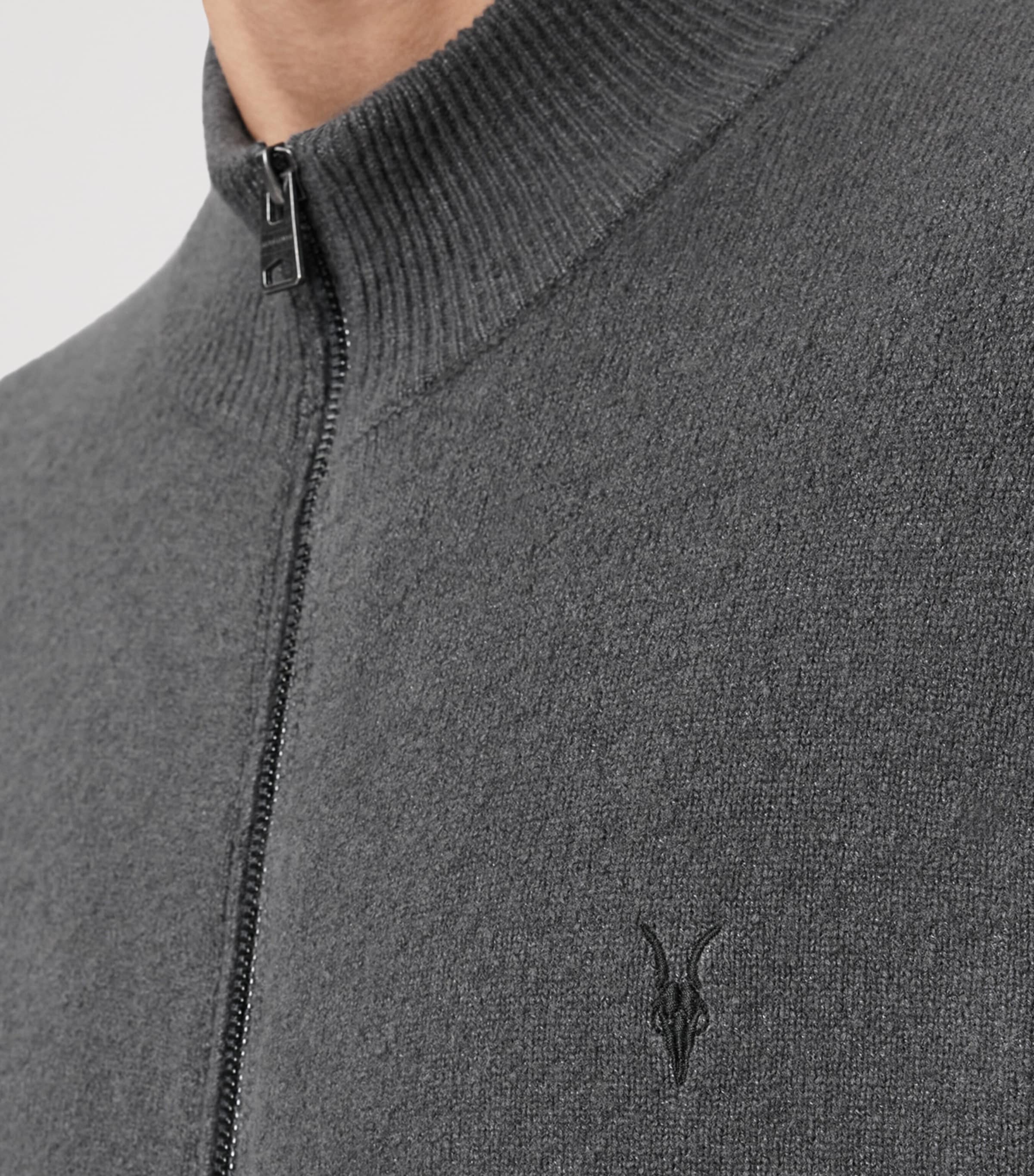 Statten Zip-Up Cardigan ASHER GREY Image 6