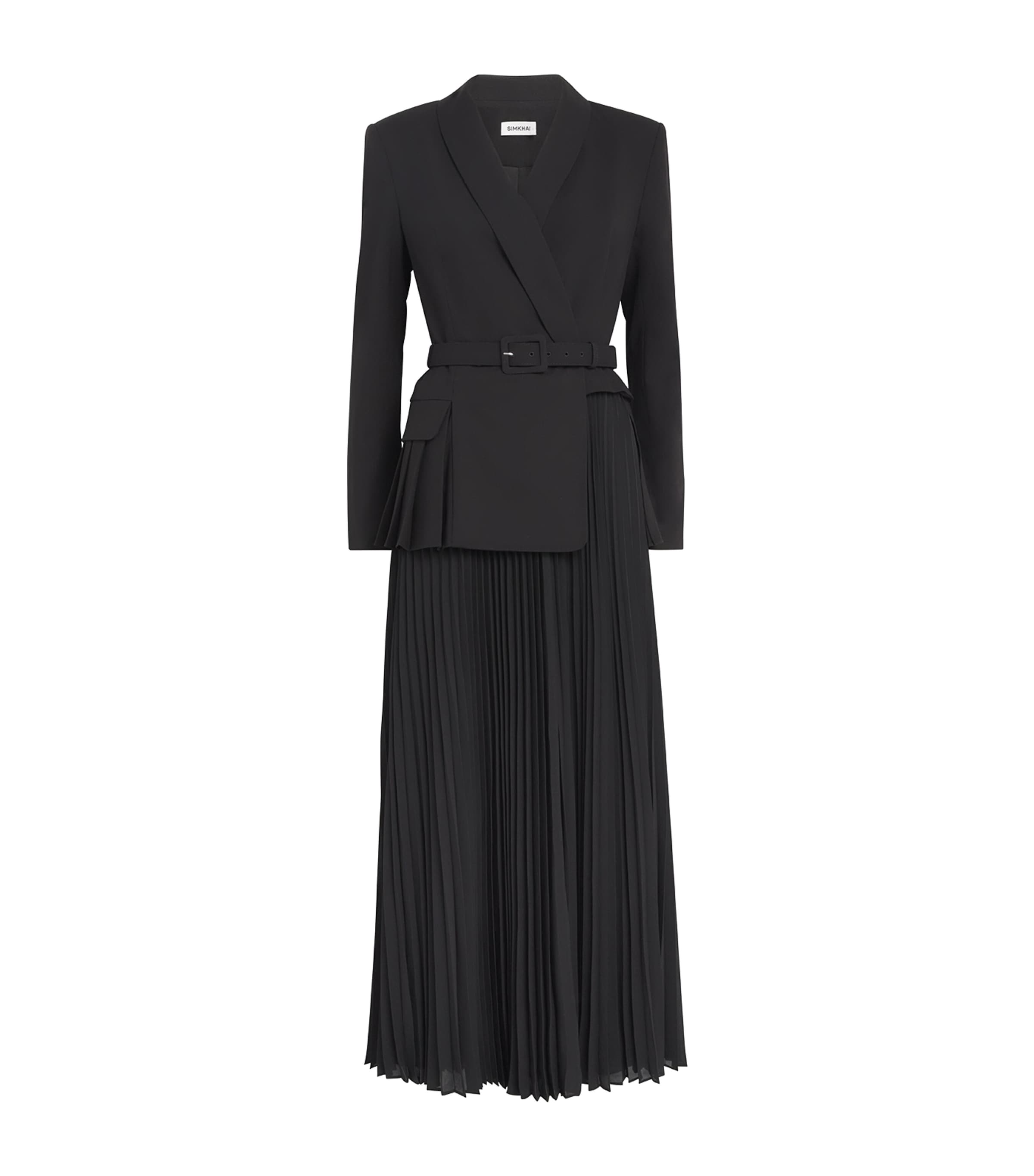 Alexandra Blazer Midi Dress BLACK Image 1