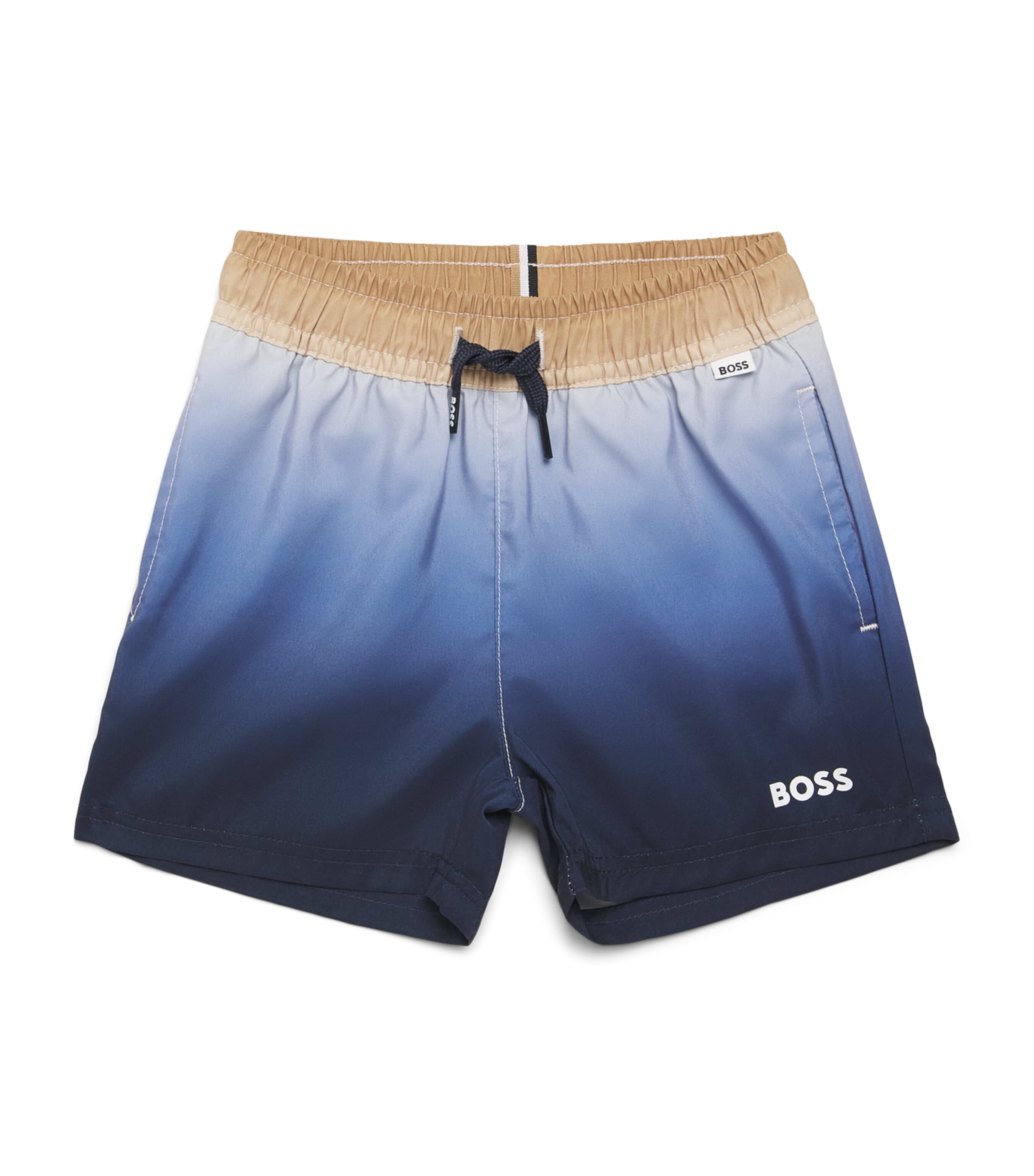 BOSS Kidswear Ombré Swim Shorts (6-36 Months) Blue Image 1