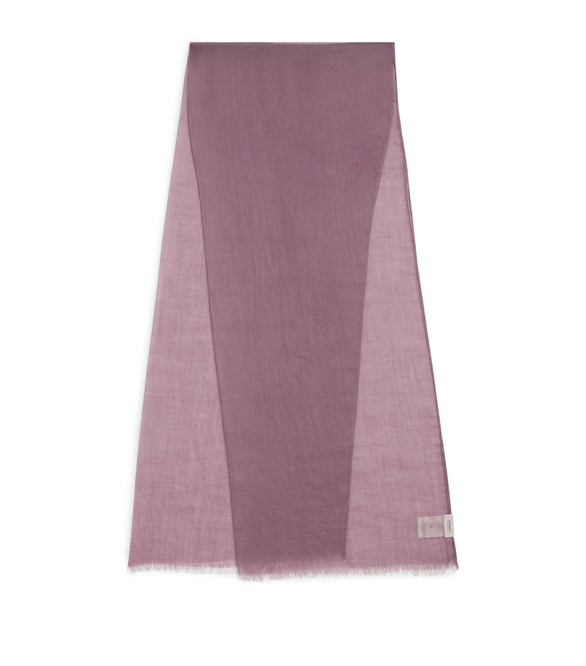 Agnona Cashmere Scarf In Purple