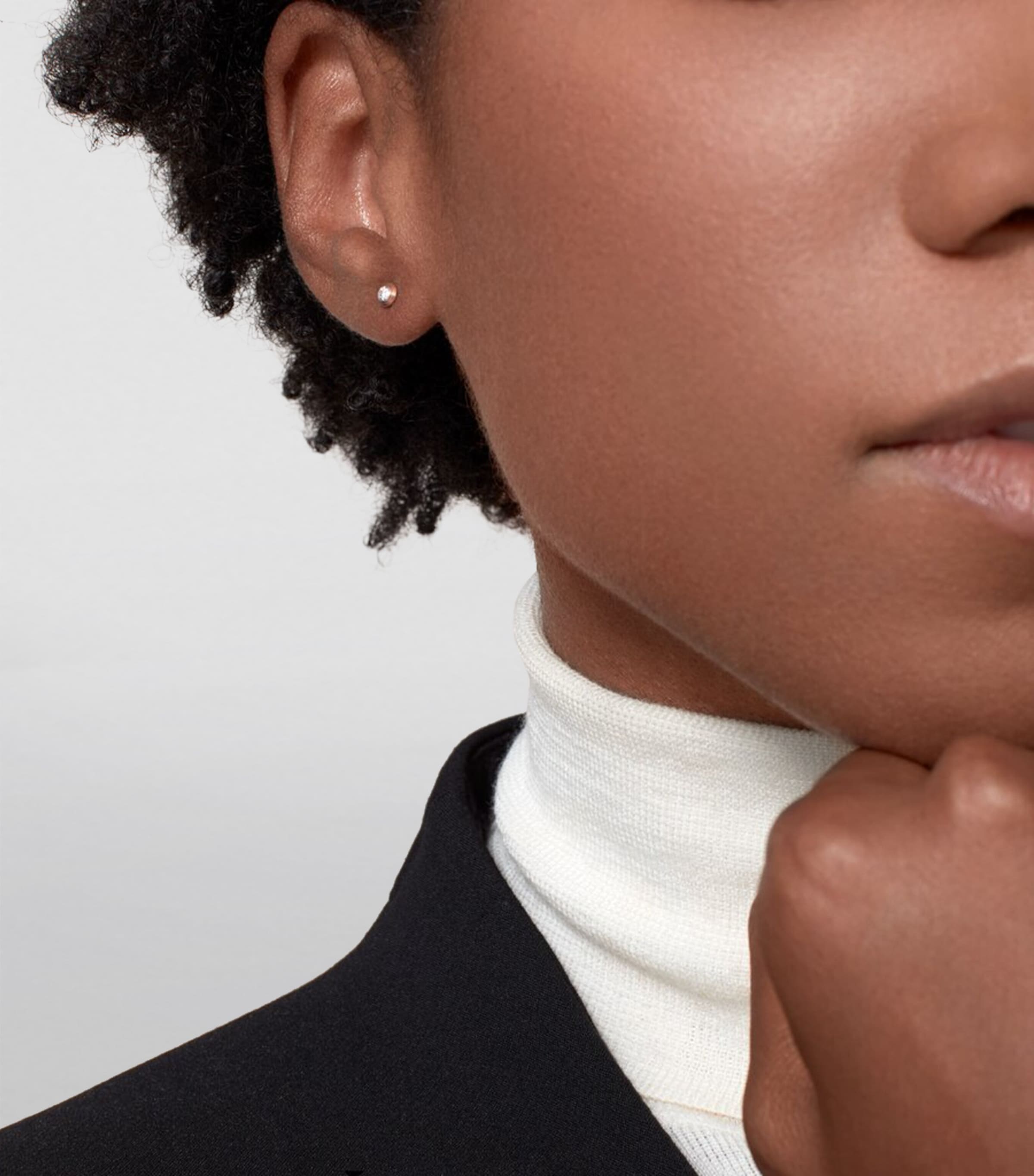 Cartier Rose Gold and Diamond Cartier d'Amour Earrings Rose Gold Image 4