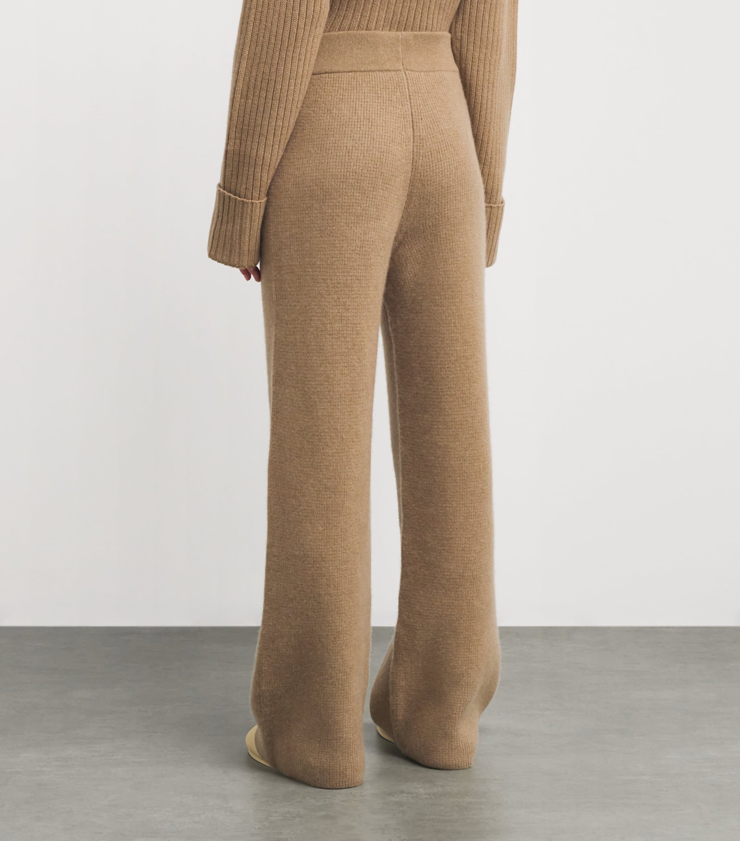 Le Kasha Womens Organic Cashmere India Trousers Camel Image 4