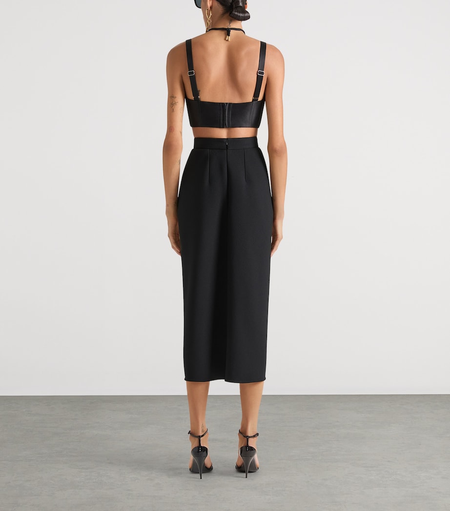 Satin Bra Top BLACK Image 3