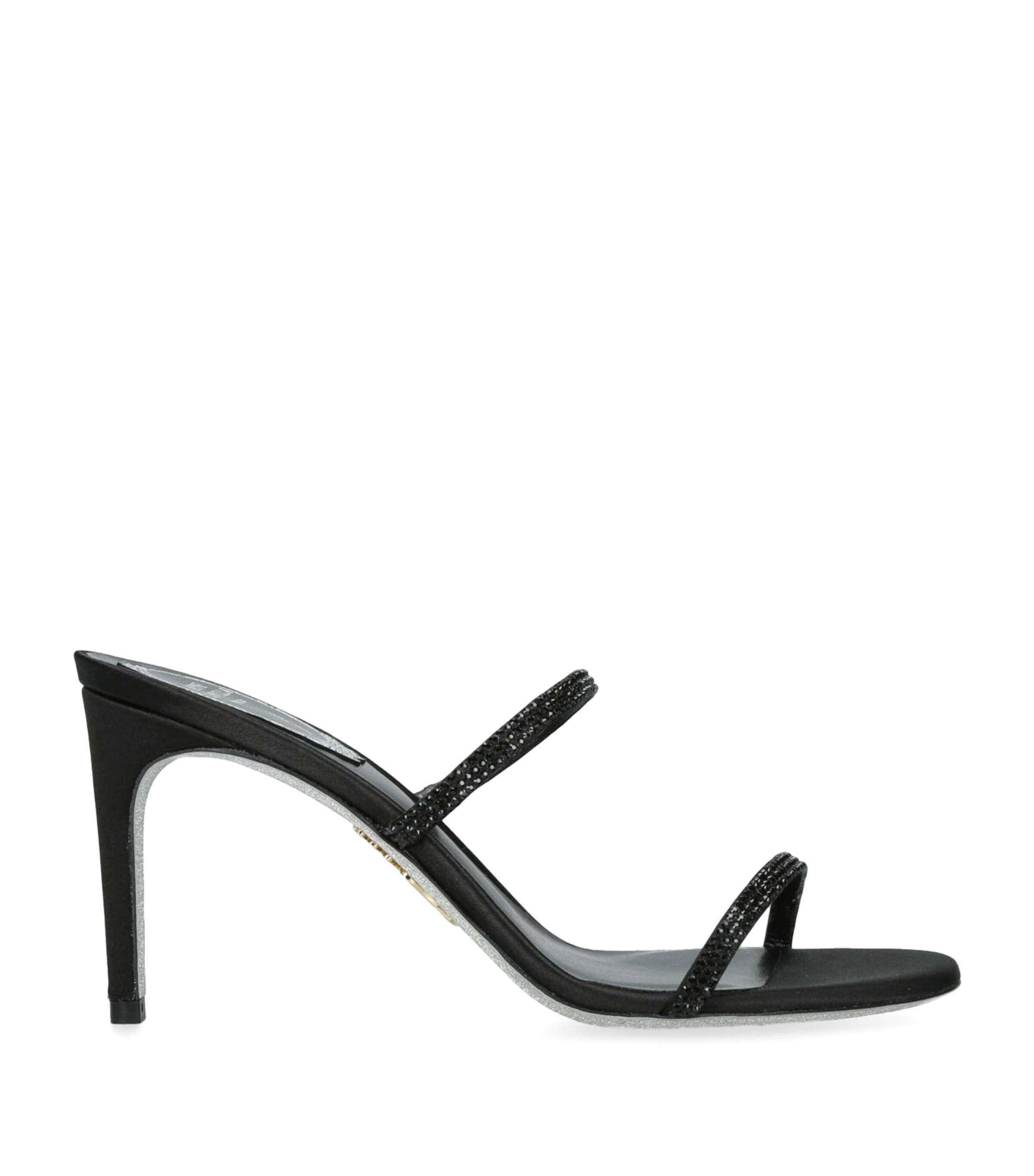 Cleo Heeled Mules BLACK Image 1