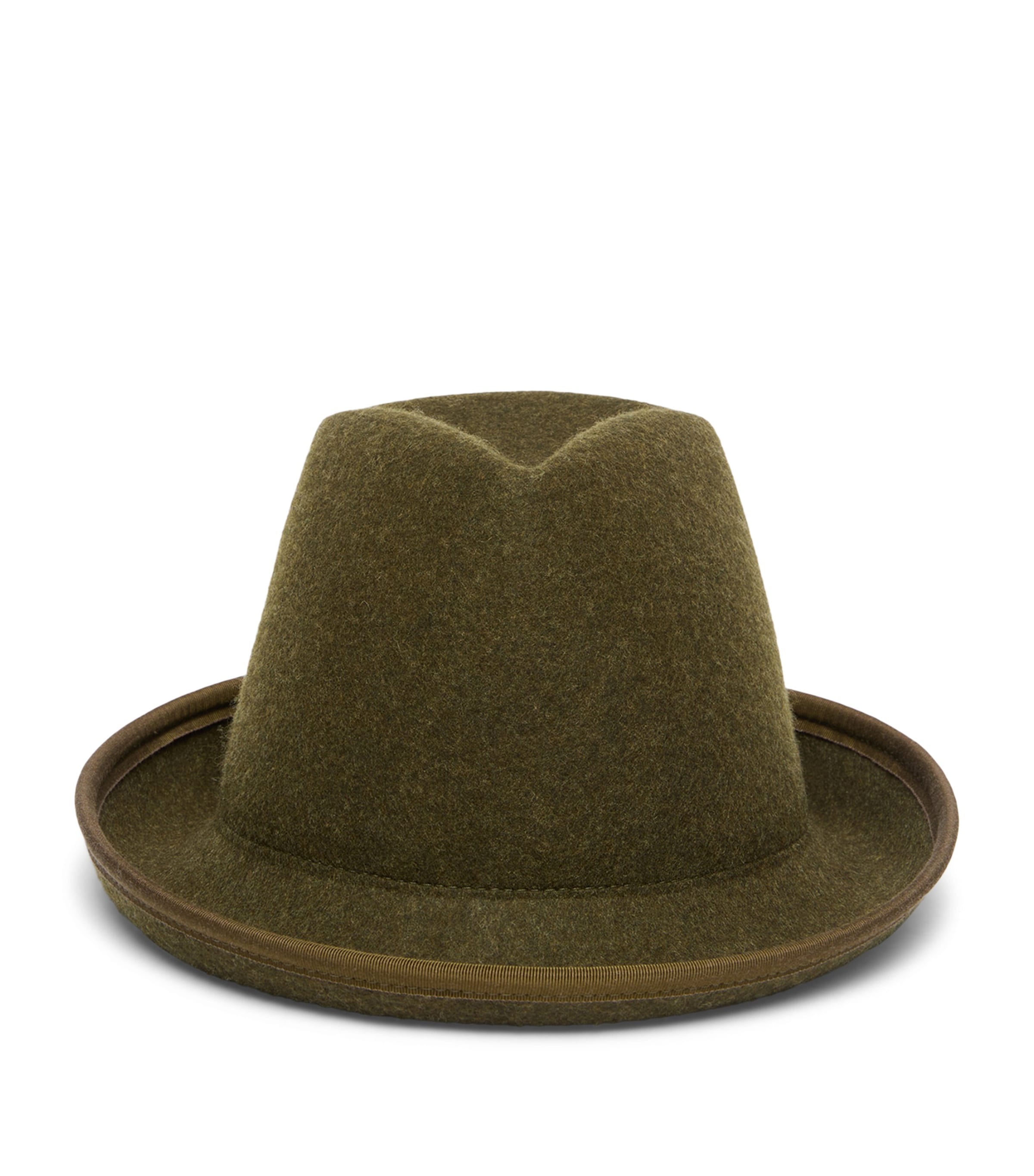Weekend Max Mara Wool Fedora Hat In Brown