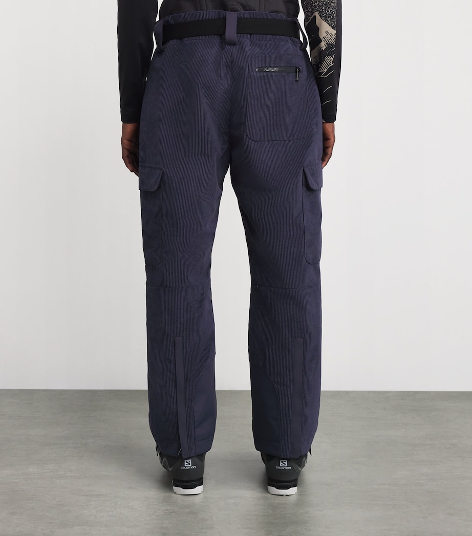 Corduroy Loose Corbin Ski Trousers 464-NAVY Image 3