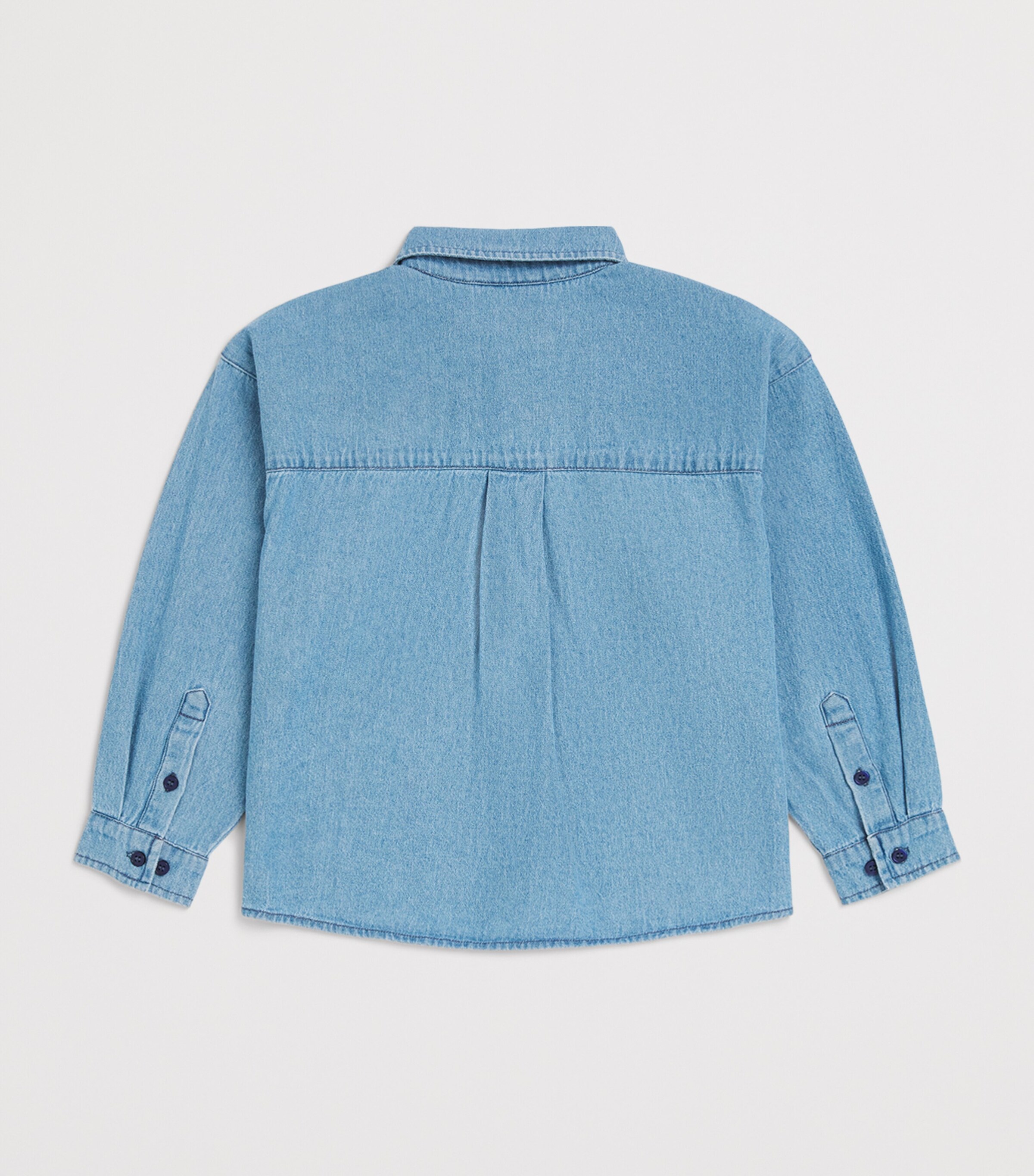 Mini Rodini Skunk Shirt (3-11 Years) Blue Image 2