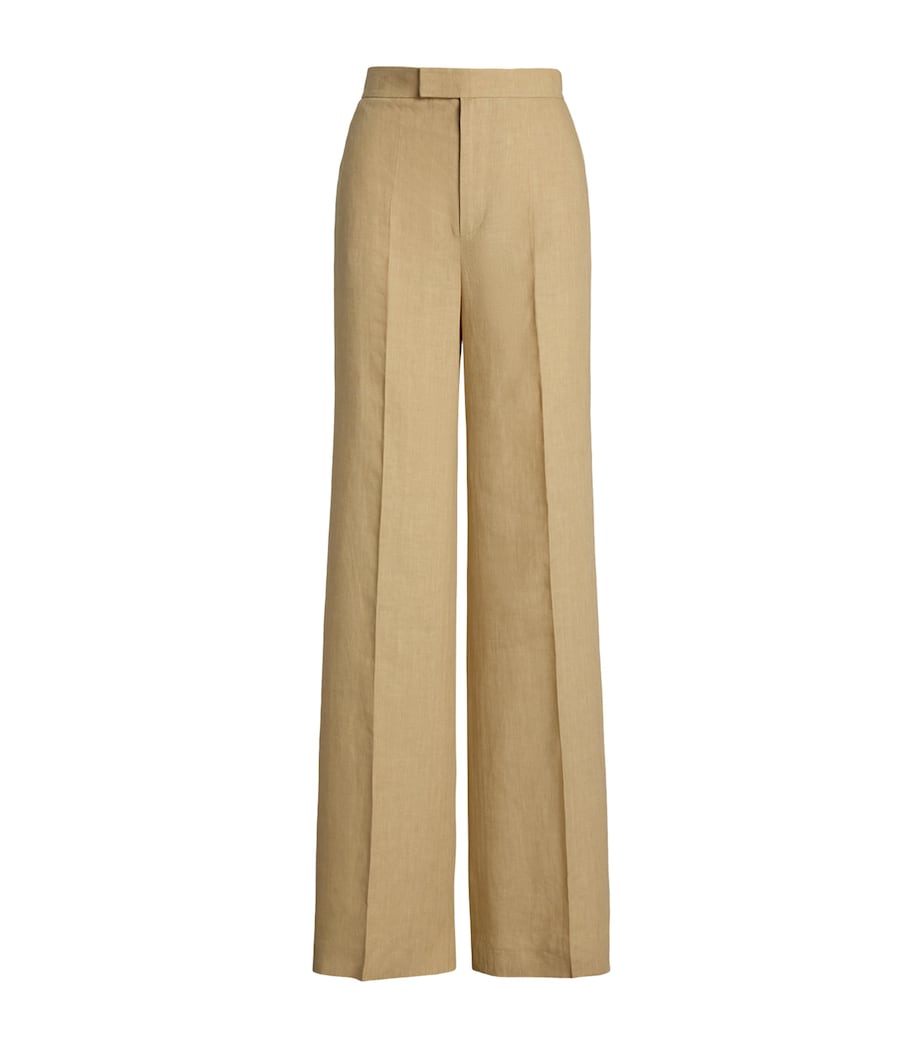 Linen Dean Tailored Trousers LIGHT SAND Image 1