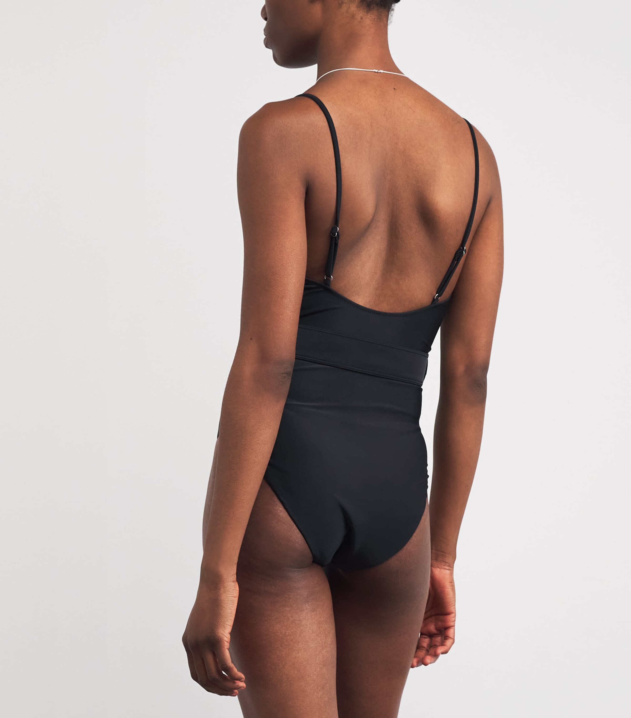 Underwired Belted Noa Swimsuit BLACK Image 3