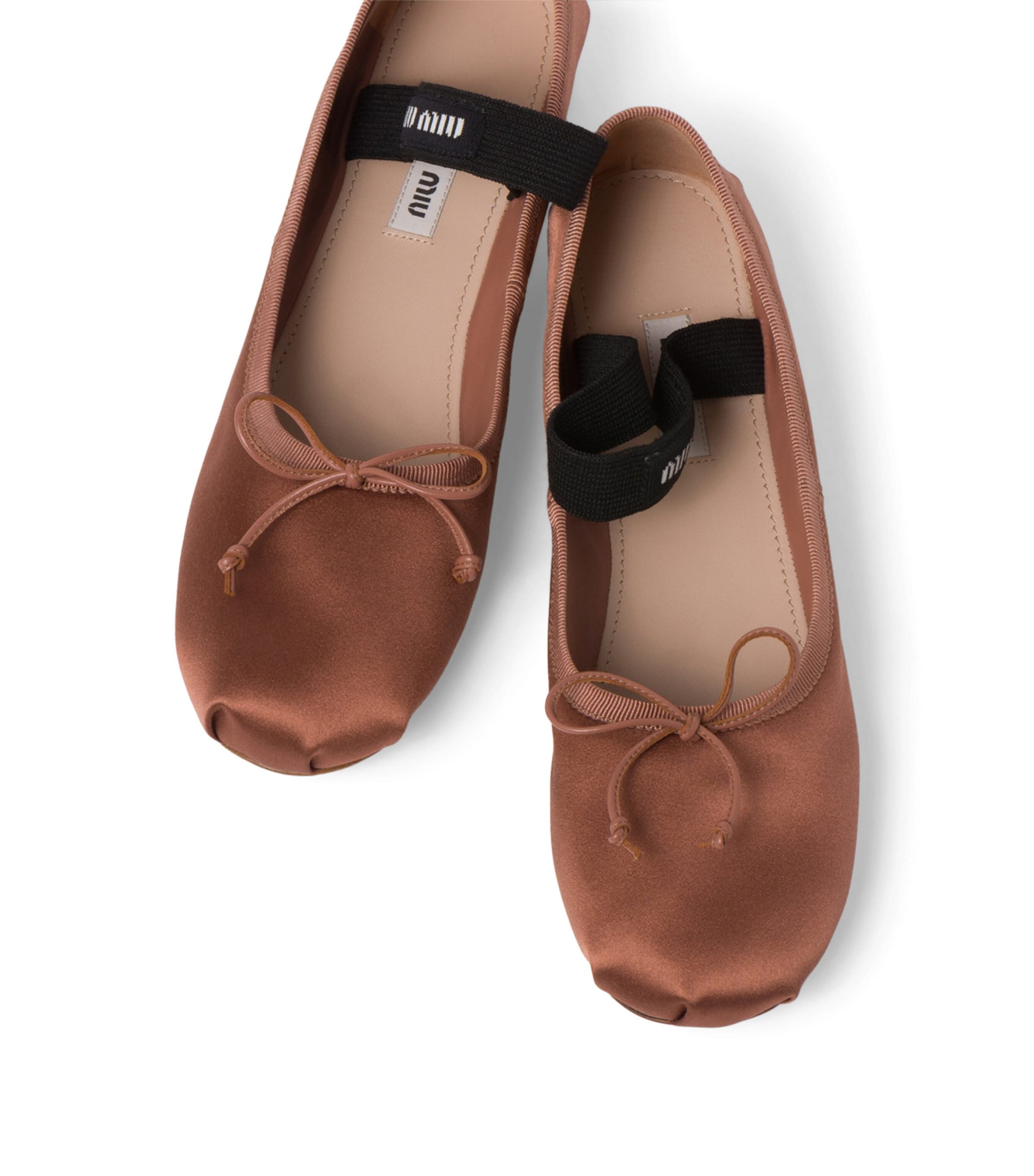 Satin Ballet Flats F0324 Image 3