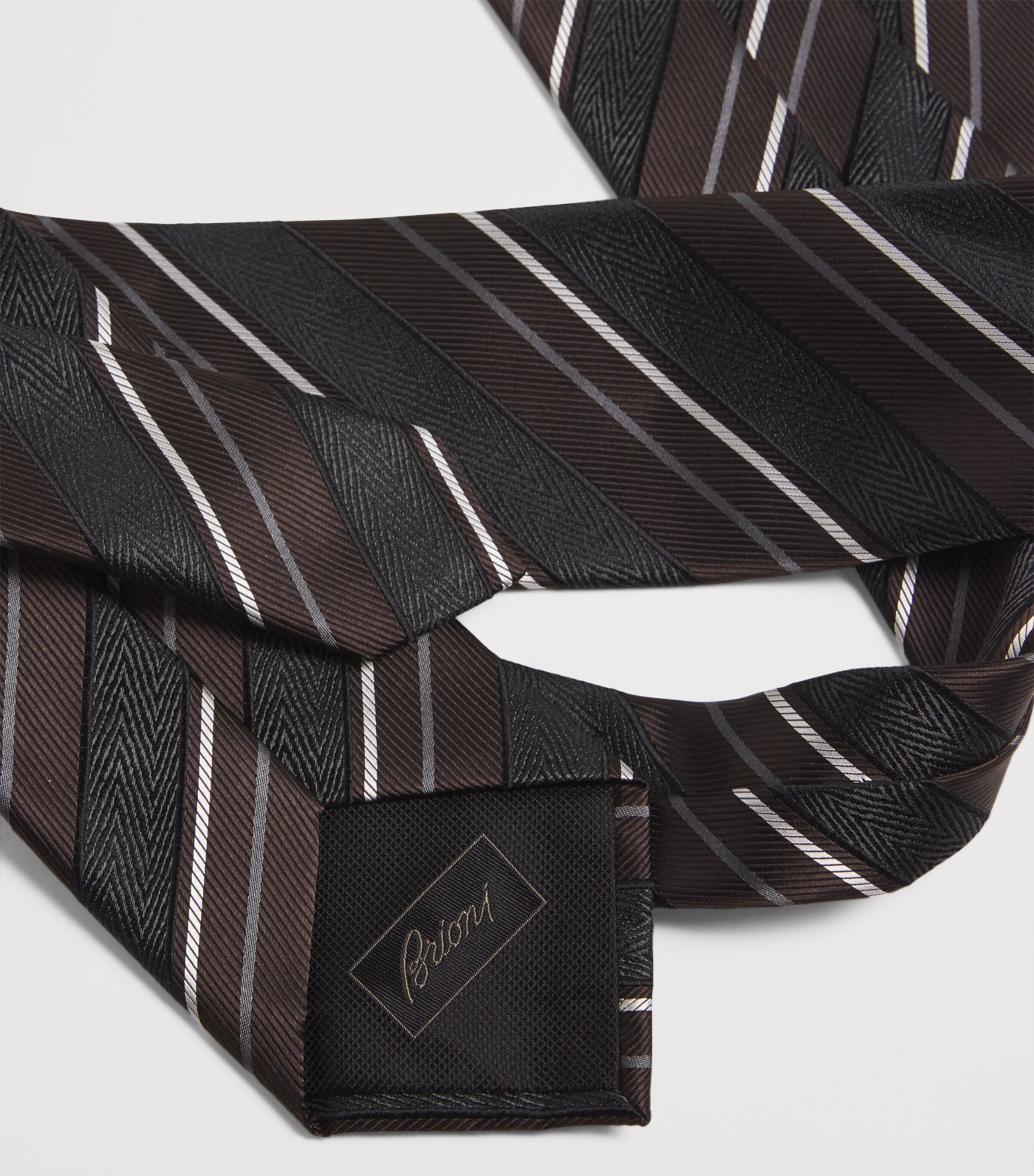 Silk-Cotton Stripe Tie 2011 Image 3