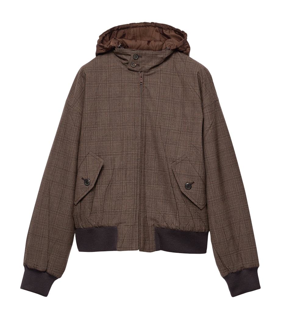 Wool Hooded Jacket F0005 Image 1