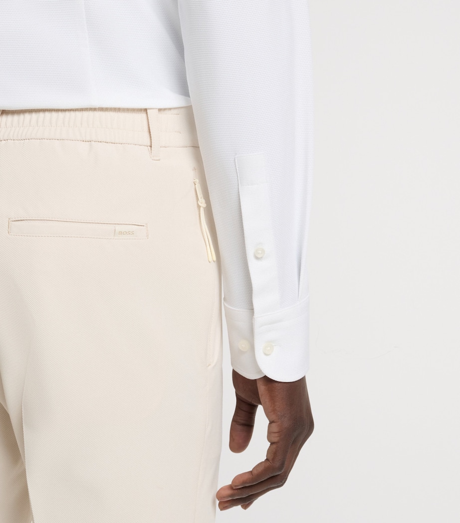 Water-Repellent Slim Suit Trousers 131 Image 5