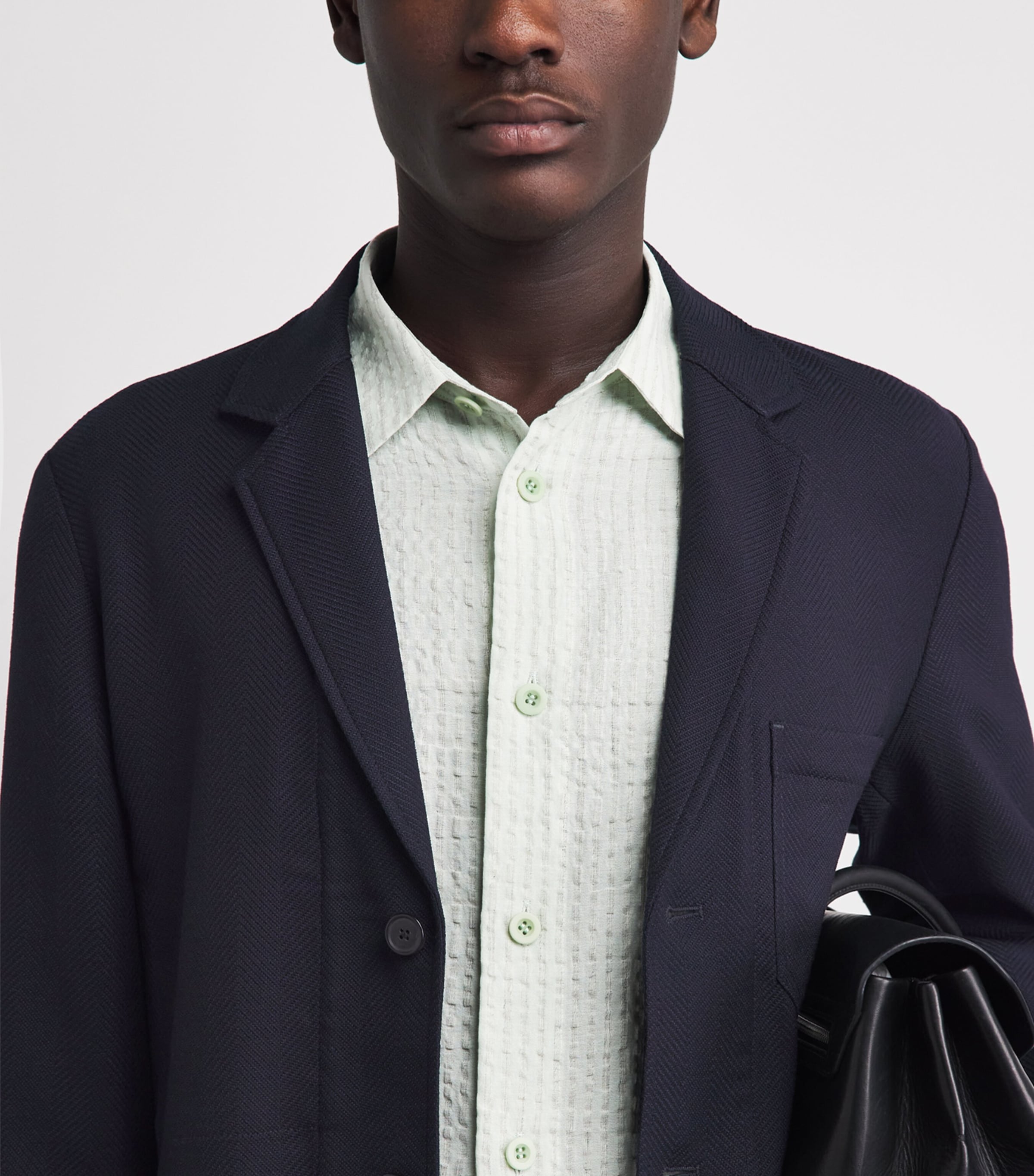 Paul Smith Mens Wool-Blend Unstructured Blazer Image 3