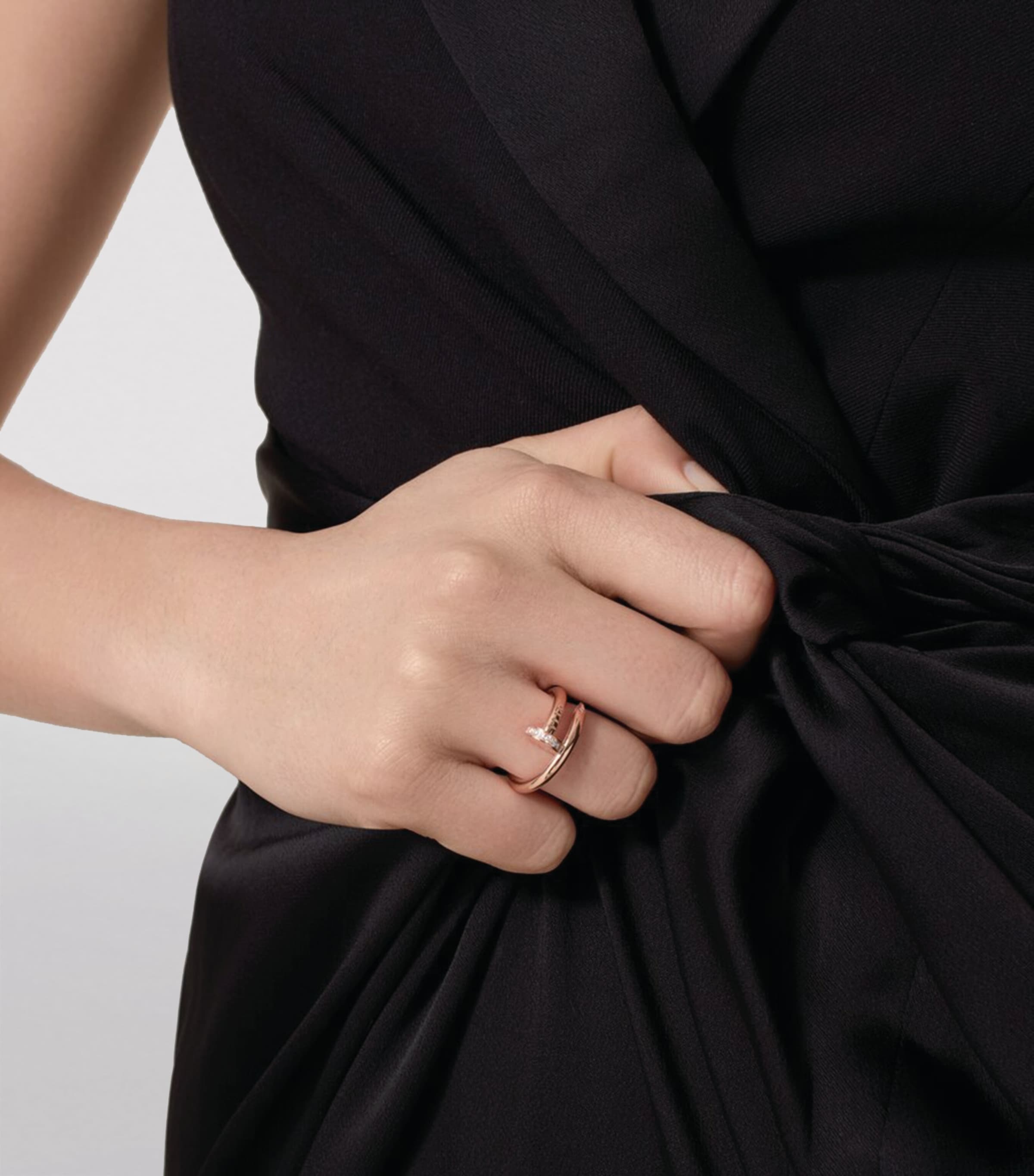 Rose Gold and Diamond Juste un Clou Ring MULTI Image 3