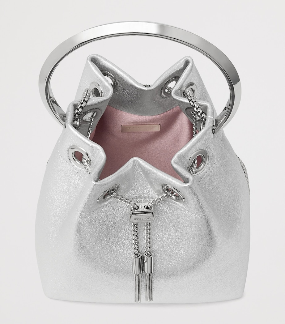 Metallic Bon Bon Top-Handle Bag SILVER/SILVER Image 5