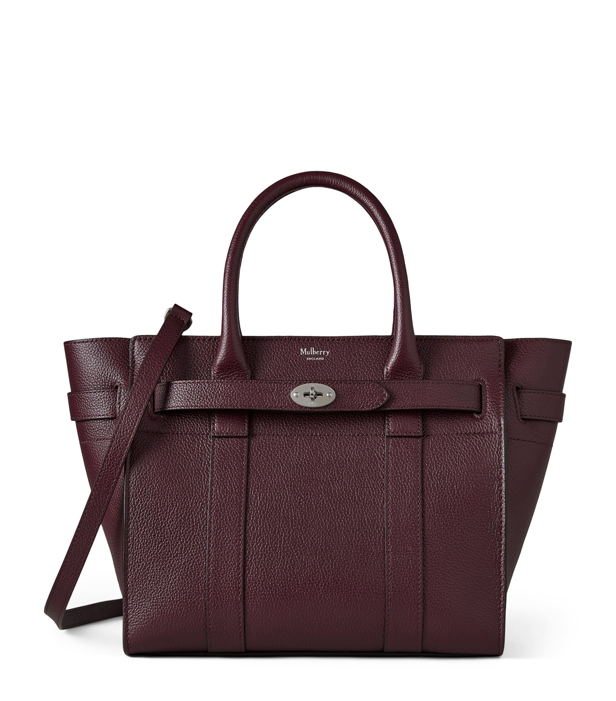Mulberry Small Leather Bayswater Cross-body Bag In Red