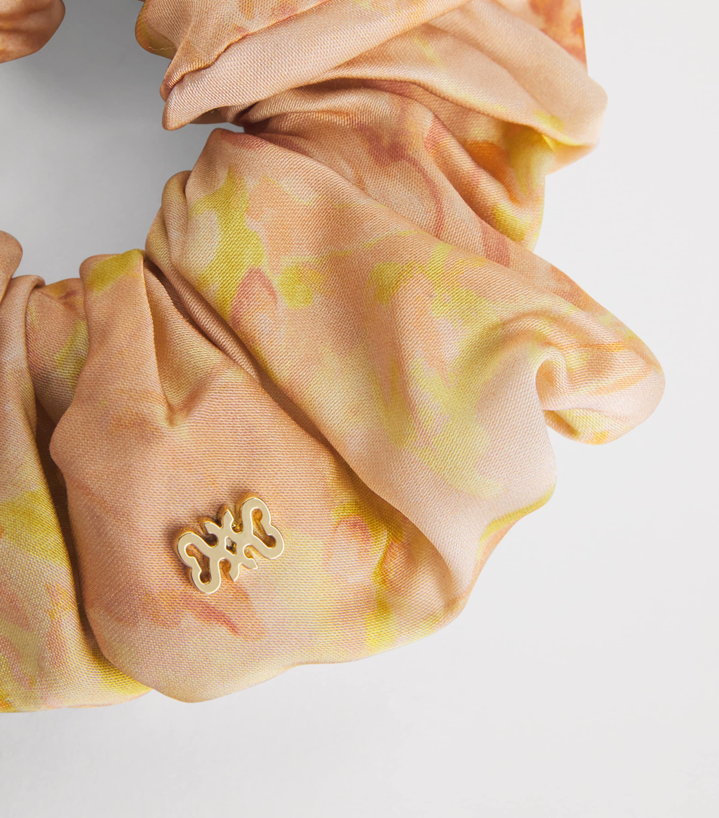 Sandro Paris Floral Scrunchie Pink / Green Image 4