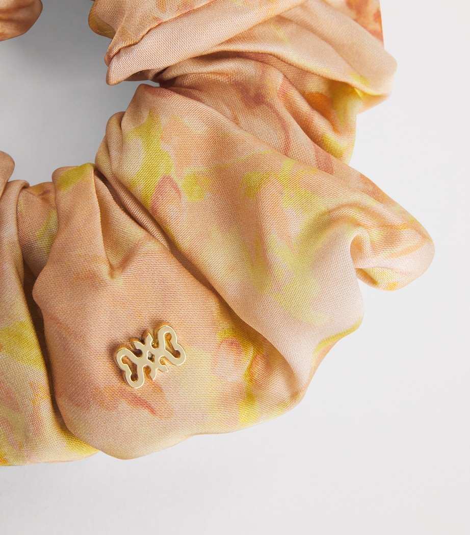 Sandro Paris Floral Scrunchie Pink / Green Image 4