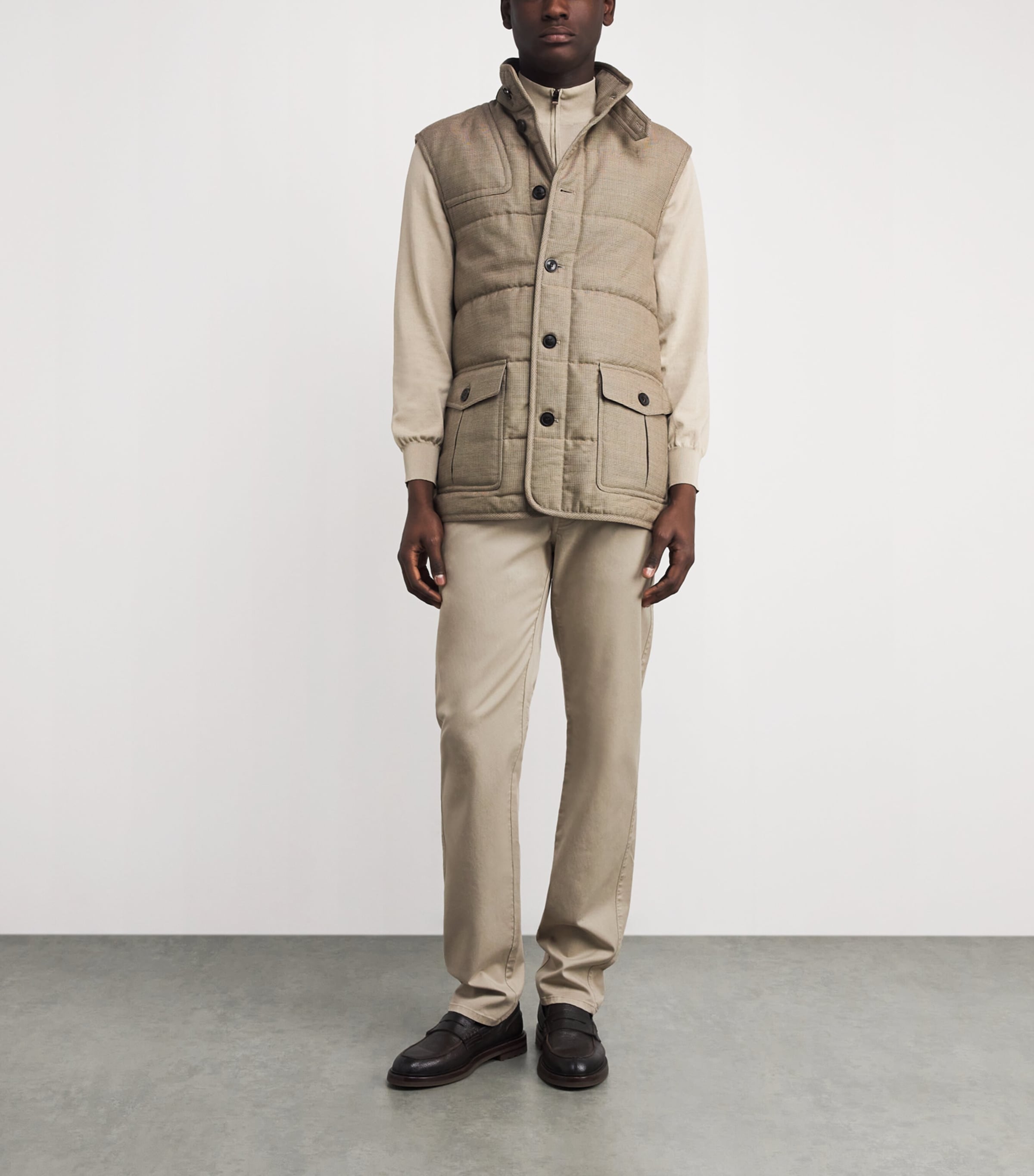 Stretch-Cotton Chinos STONE Image 2