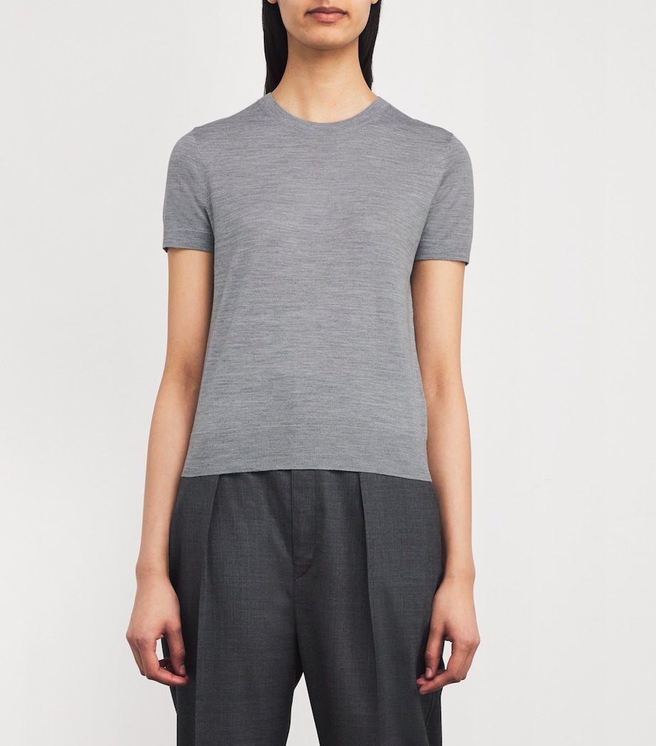 Regal Wool Sweater T-Shirt HEATHER GREY WM1 Image 3