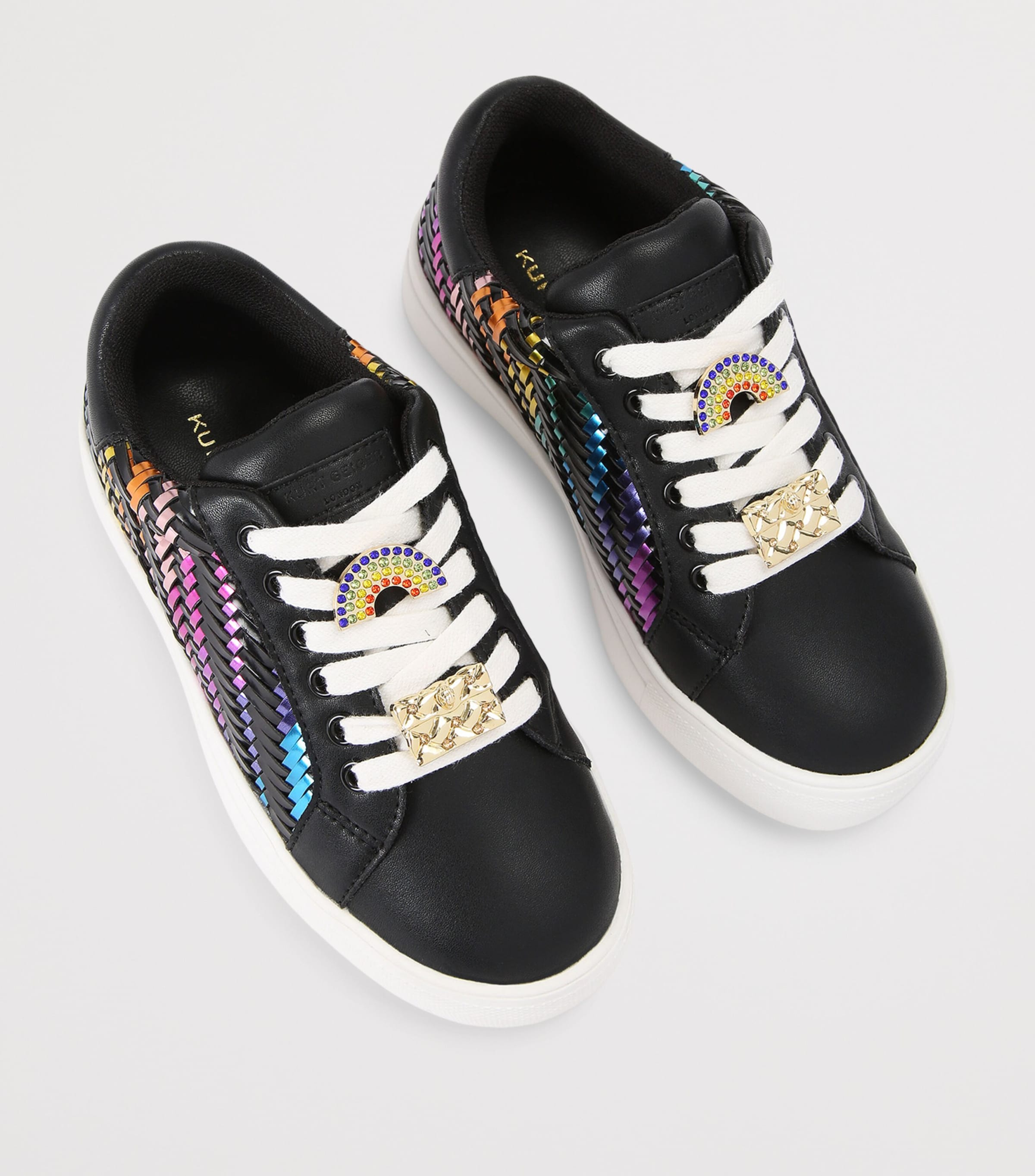 Kurt Geiger London Leather Mini Laney Charm Sneakers Mult/other Image 4