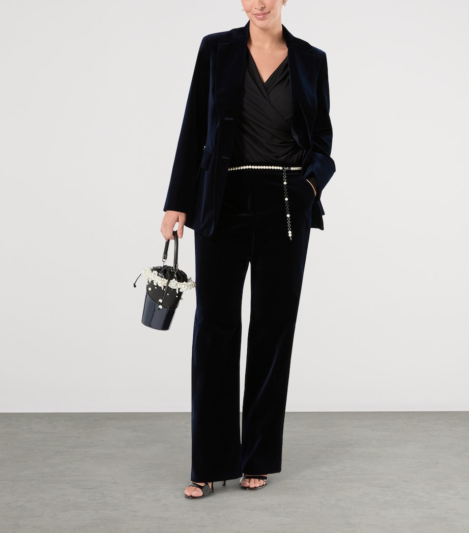 Marina Rinaldi Womens Draped Top Black Image 2