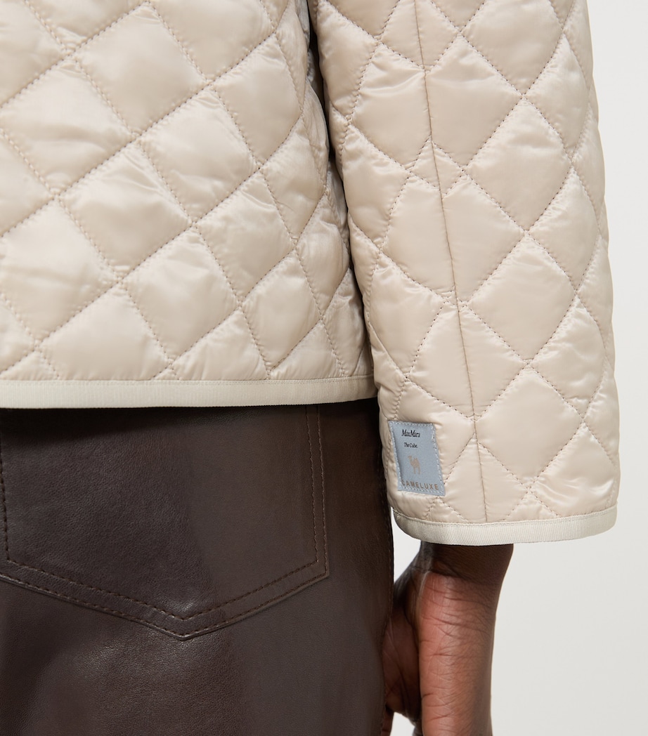Cameluxe Quilted Jacket NATURAL Image 6