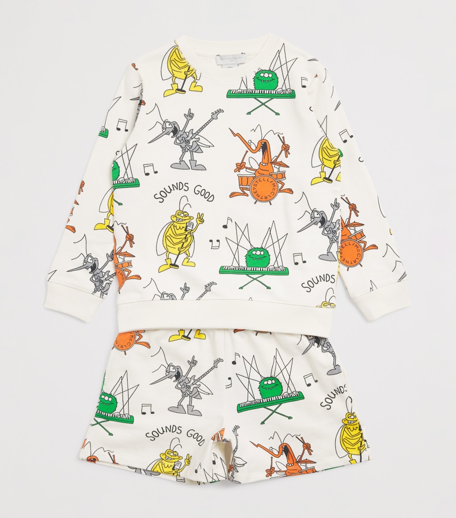 Bug Band Print Sweatshirt (2-14 Years) 137MCCREMA/MULTI Image 3
