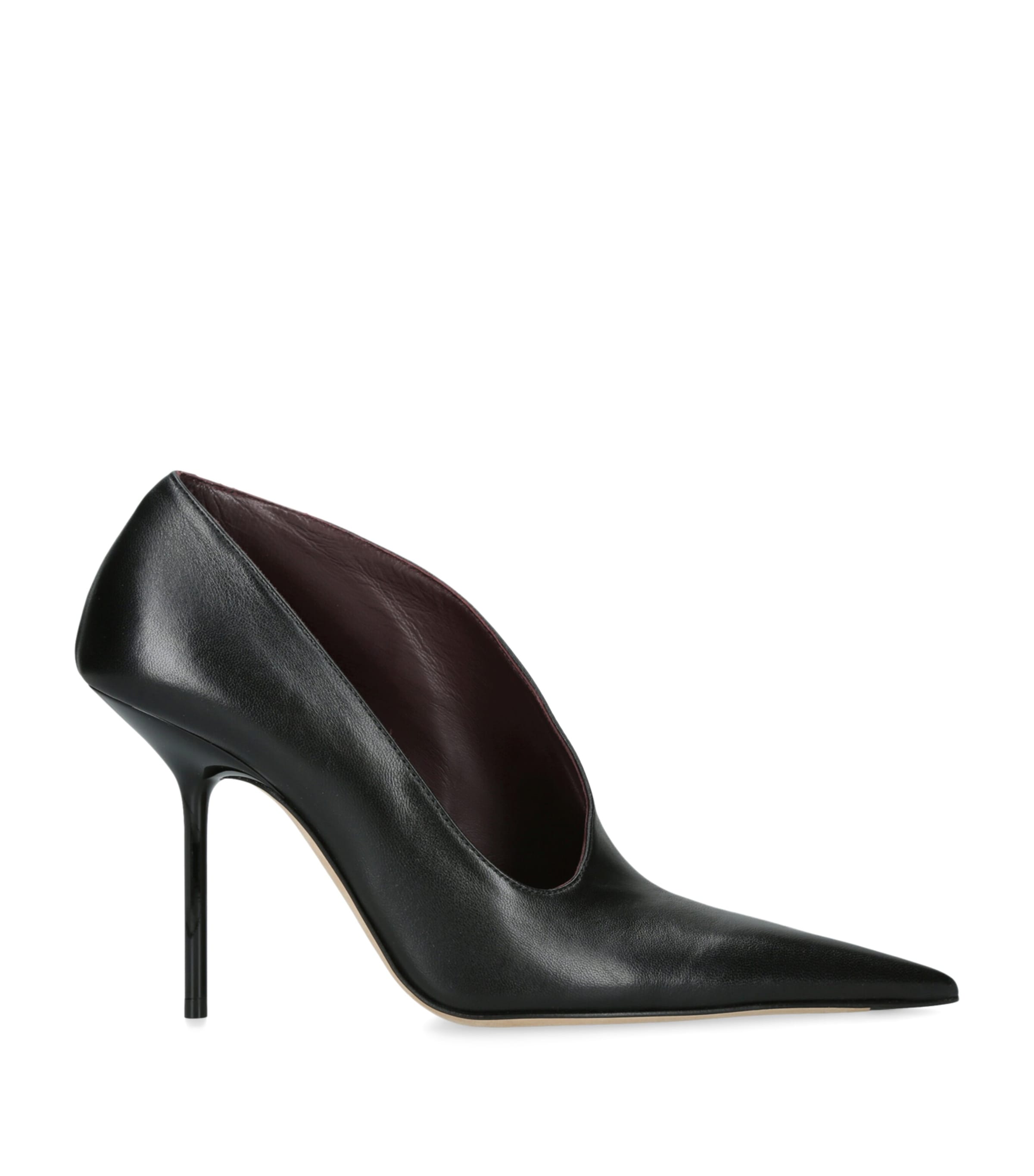 Victoria Beckham Leather Sloane Pumps 100 Black