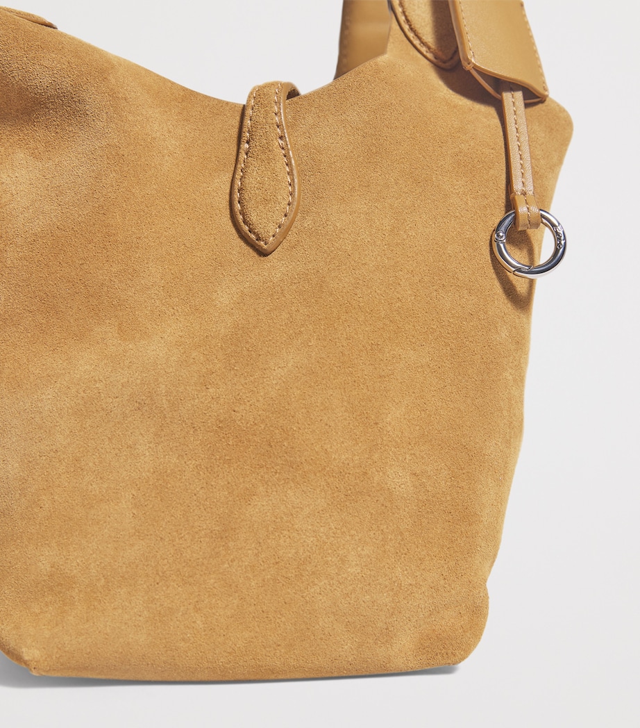 Small Suede Polo Play Cross-Body Bag CARAMEL Image 6