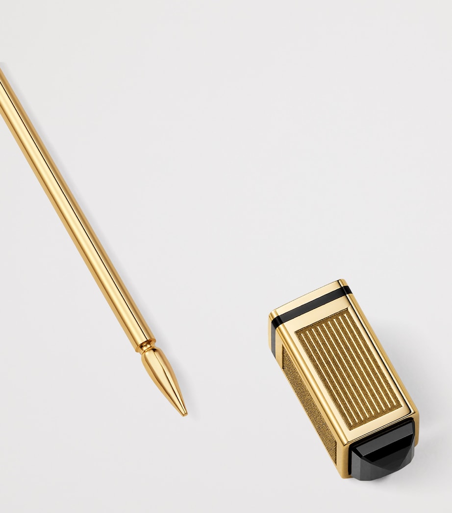 Cartier Yellow Gold and Tsavorite Faune et Flore de Cartier Tie Pin Yellow Gold Image 6