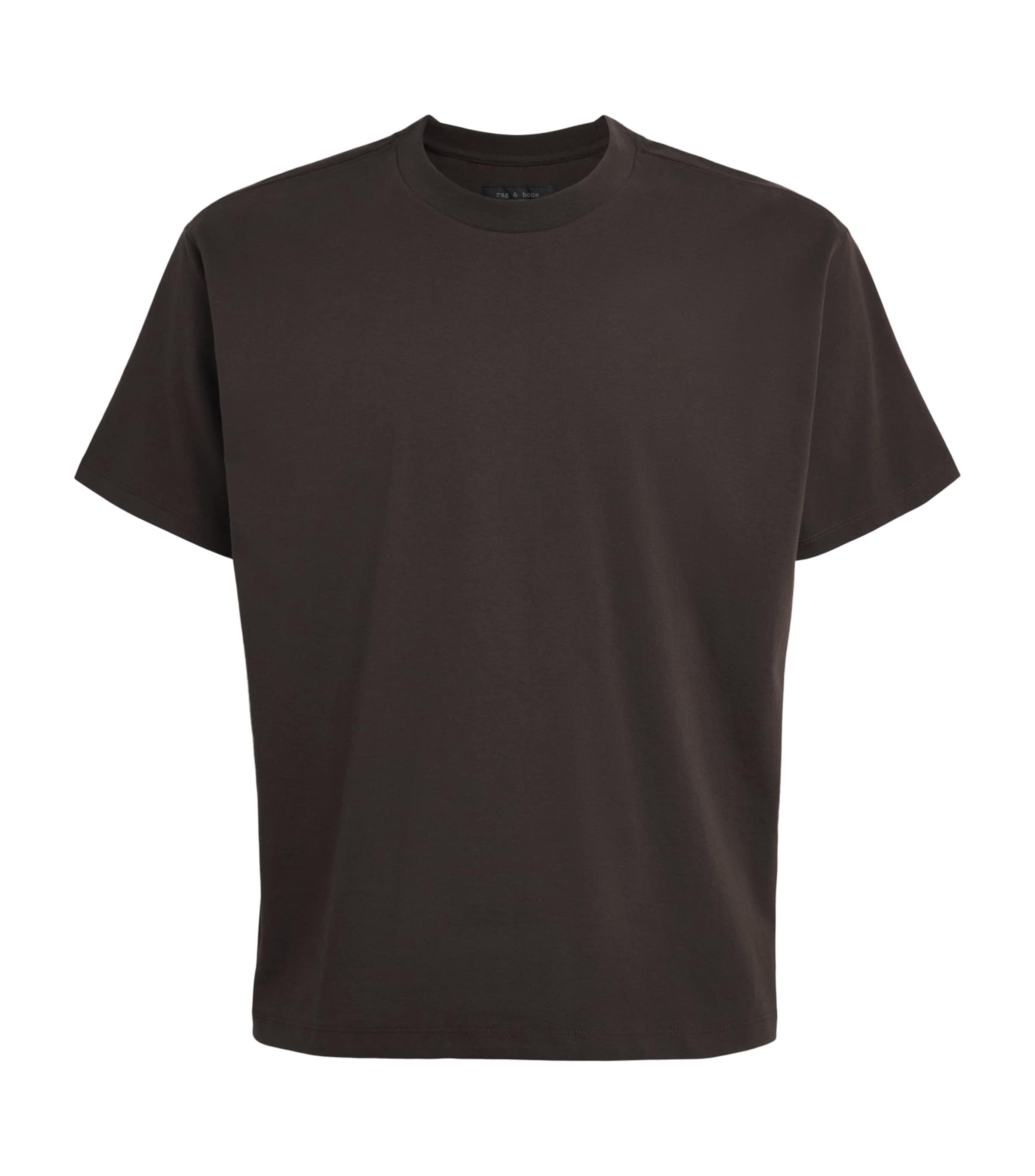 Rag & Bone Mens Cotton Jacob T-Shirt Brown Image 1