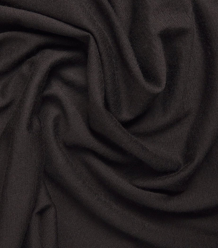 Gabriela Hearst Mens Cashmere Frome Polo Sweater Chocolate Image 6