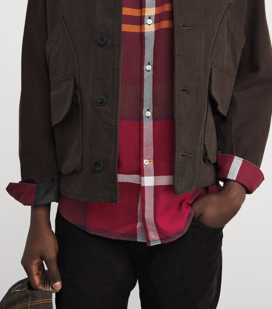 Cotton Tailored Dunoon Shirt WINTERBERRY TARTAN Image 6