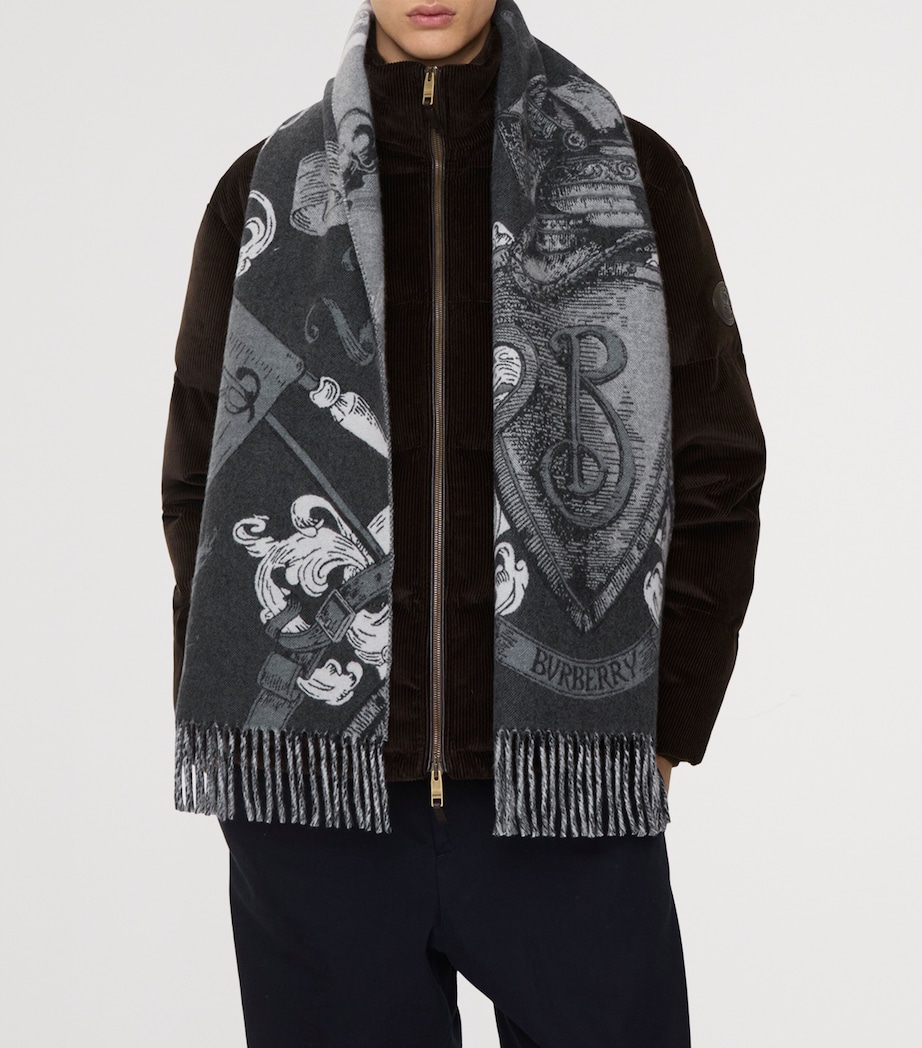 Cashmere EKD Scarf MONOCHROME Image 5