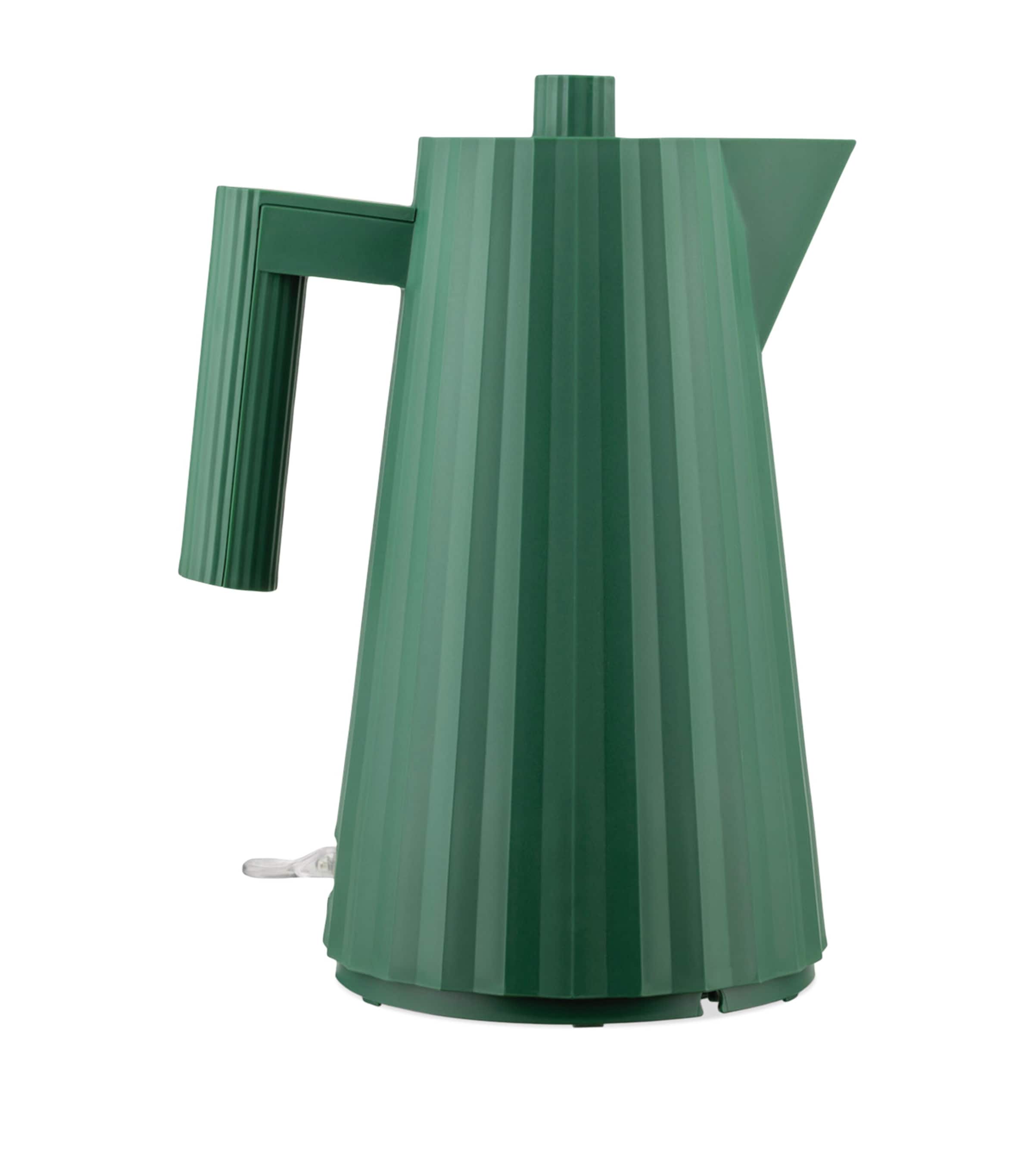 Alessi Plissé Electric Kettle In Green