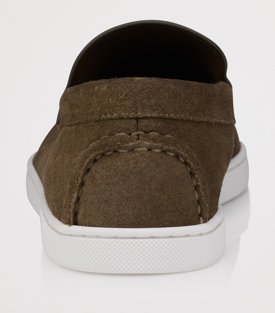 Christian Louboutin Neoclboat Suede Boat Shoes Image 4