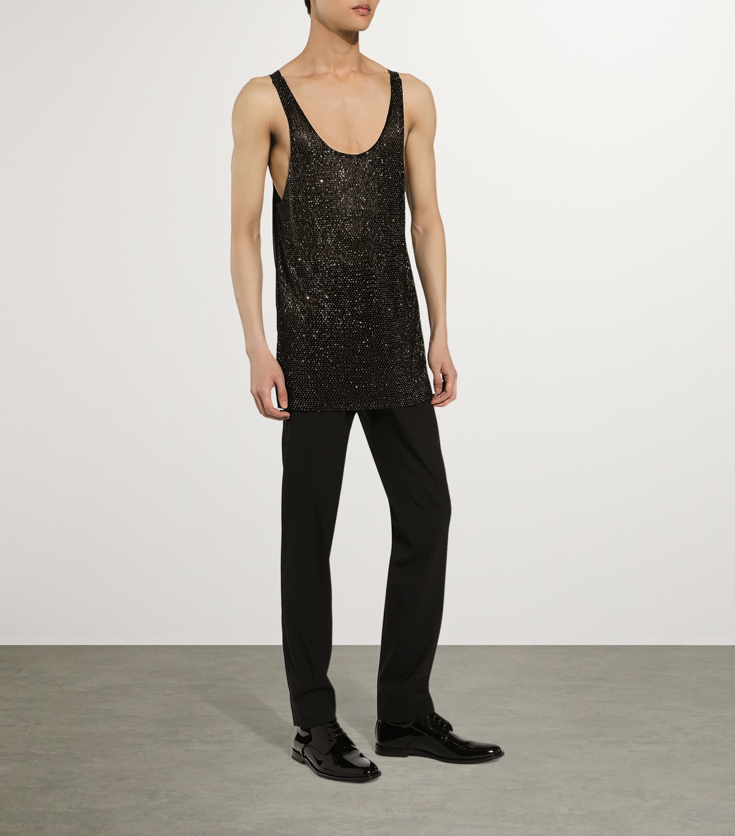 Silk Embellished Tank Top S9000-MULTI Image 5