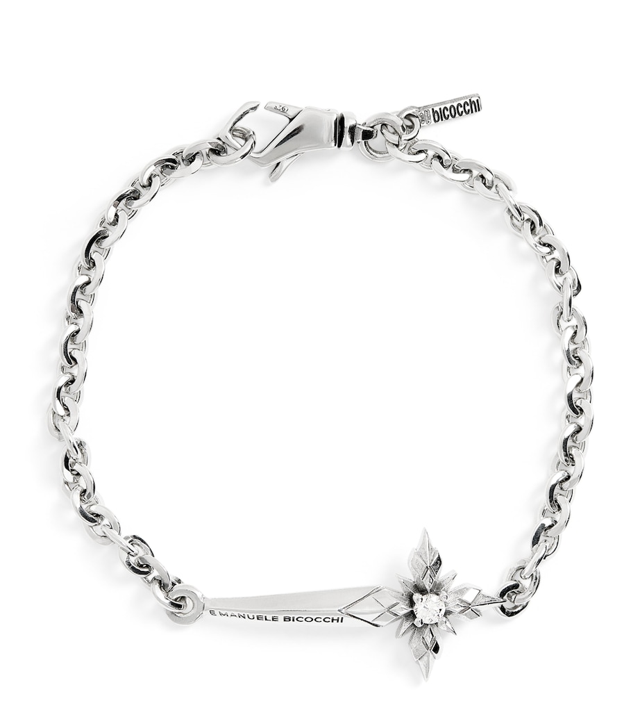 Sterling Silver Pugnale Cross Bracelet SILVER Image 1