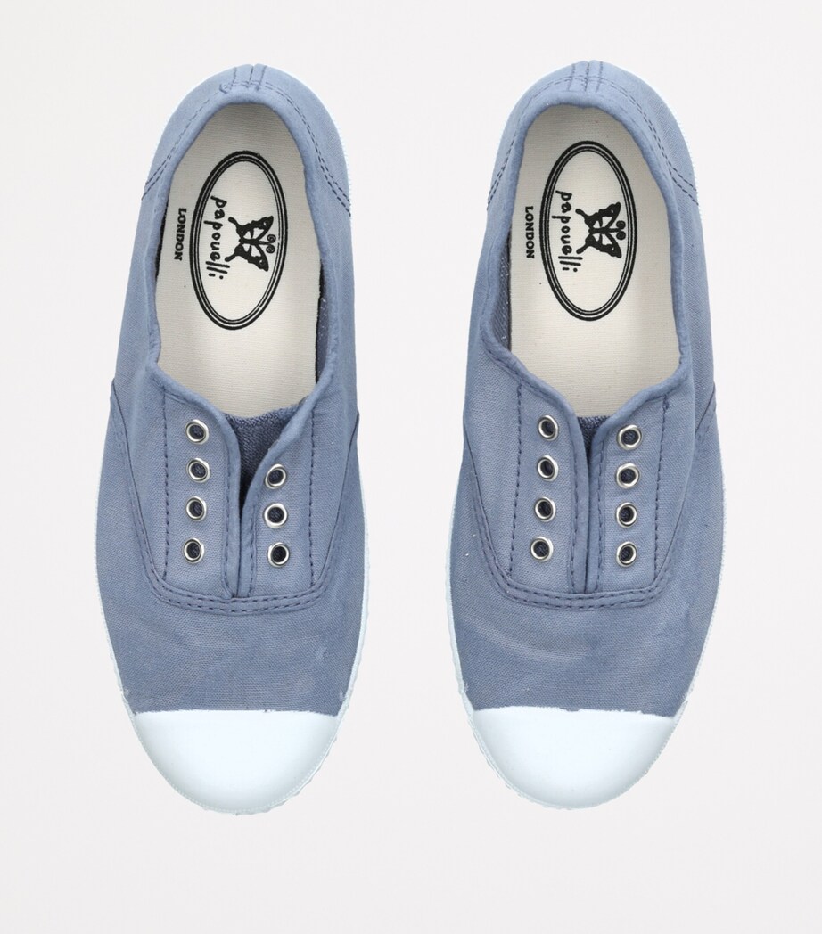 Canvas Darcie Slip-On Sneakers MID BLUE Image 4