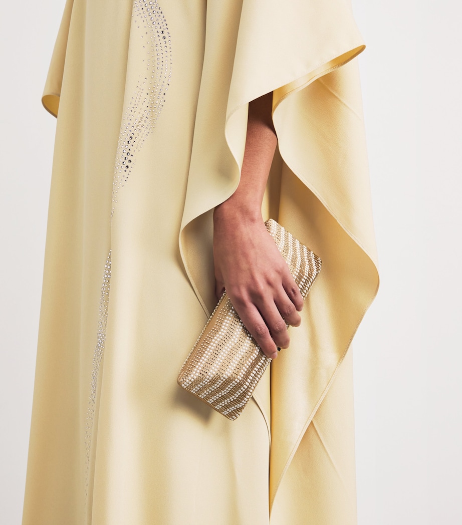 Crepe Cady Caesers Kaftan Maxi Dress PERGAMENA Image 6