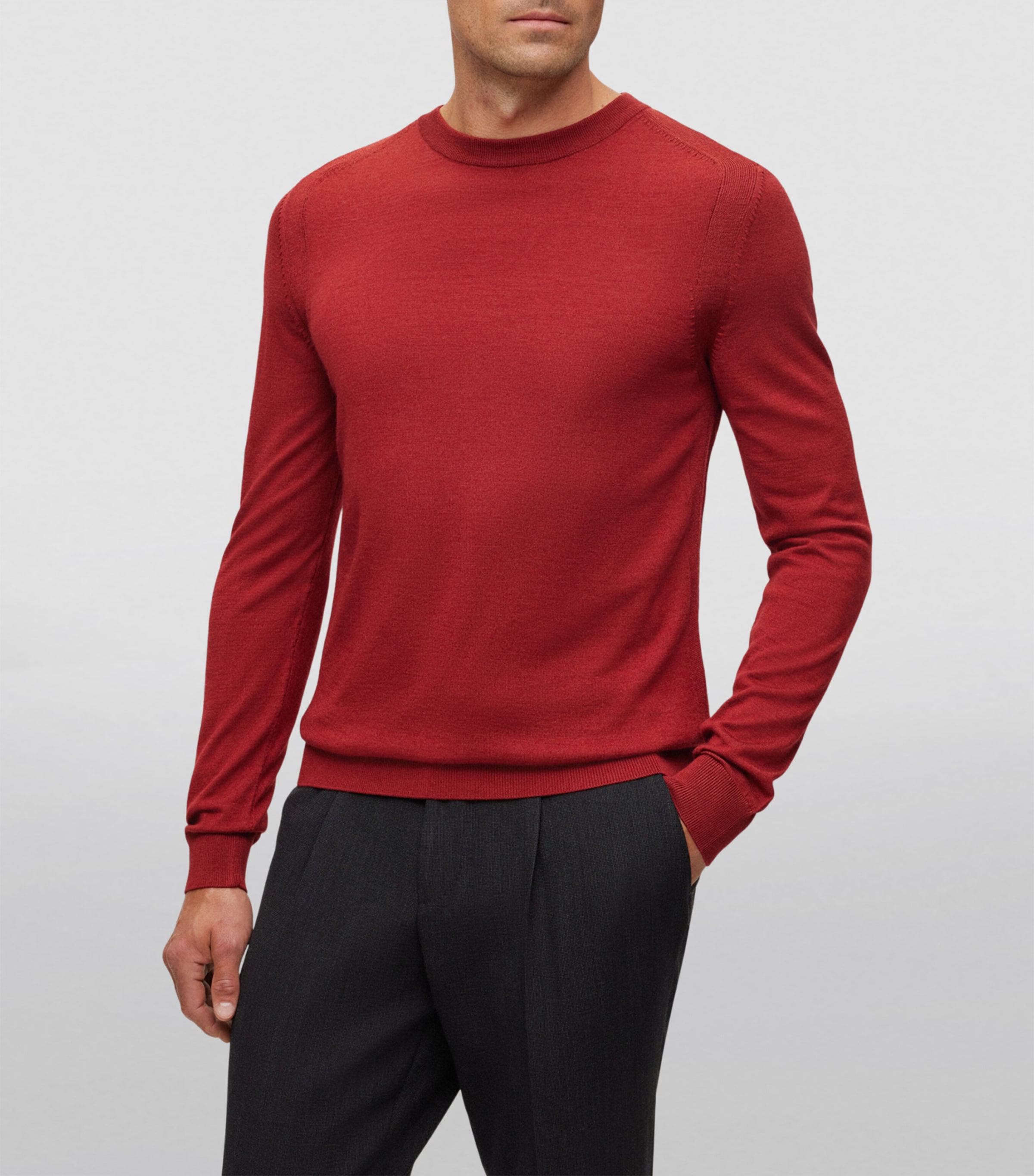 Wool-Silk-Cashmere Sweater 618 Image 3