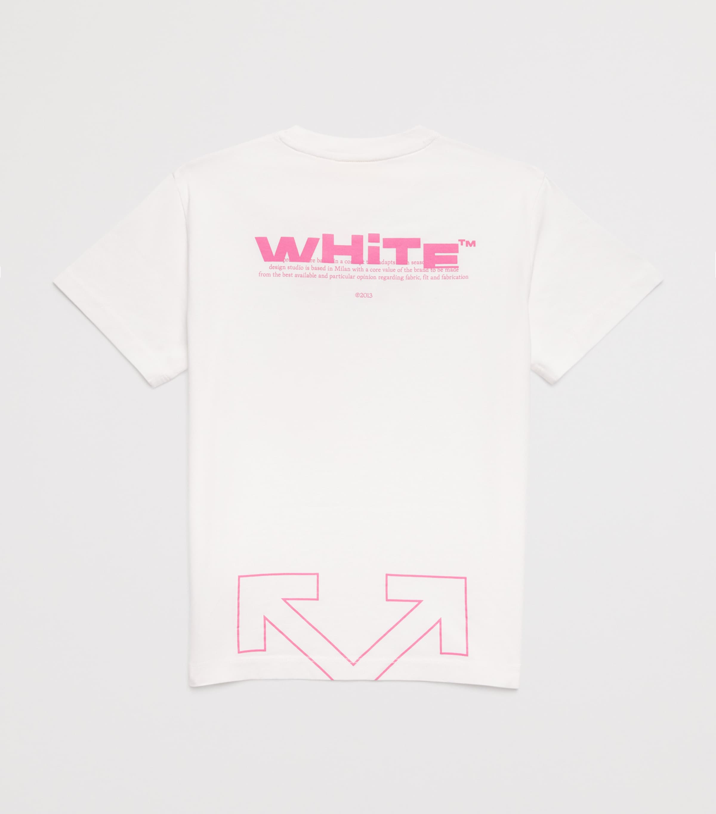 Off-White Kids White Cotton Type Logo T-Shirt (4-12+ Years OFF-WHITE◇