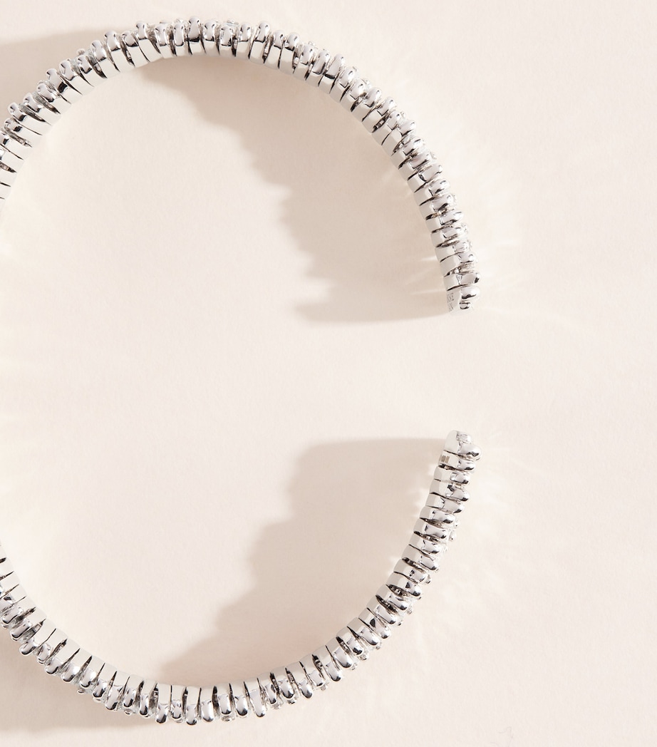 Suzanne Kalan White Gold and Diamond Classic Bangle Wg/wd Image 3