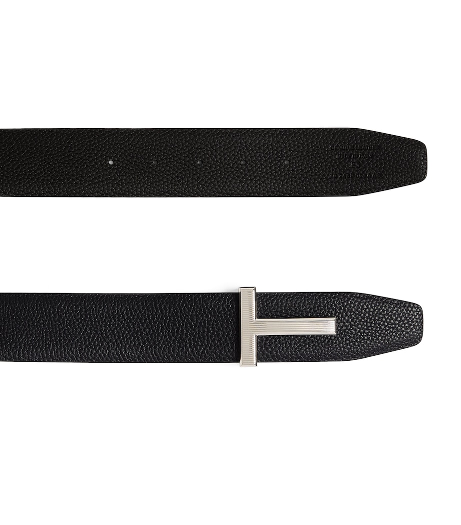 Leather Reversible T Ridge Belt 3LN01 Image 4