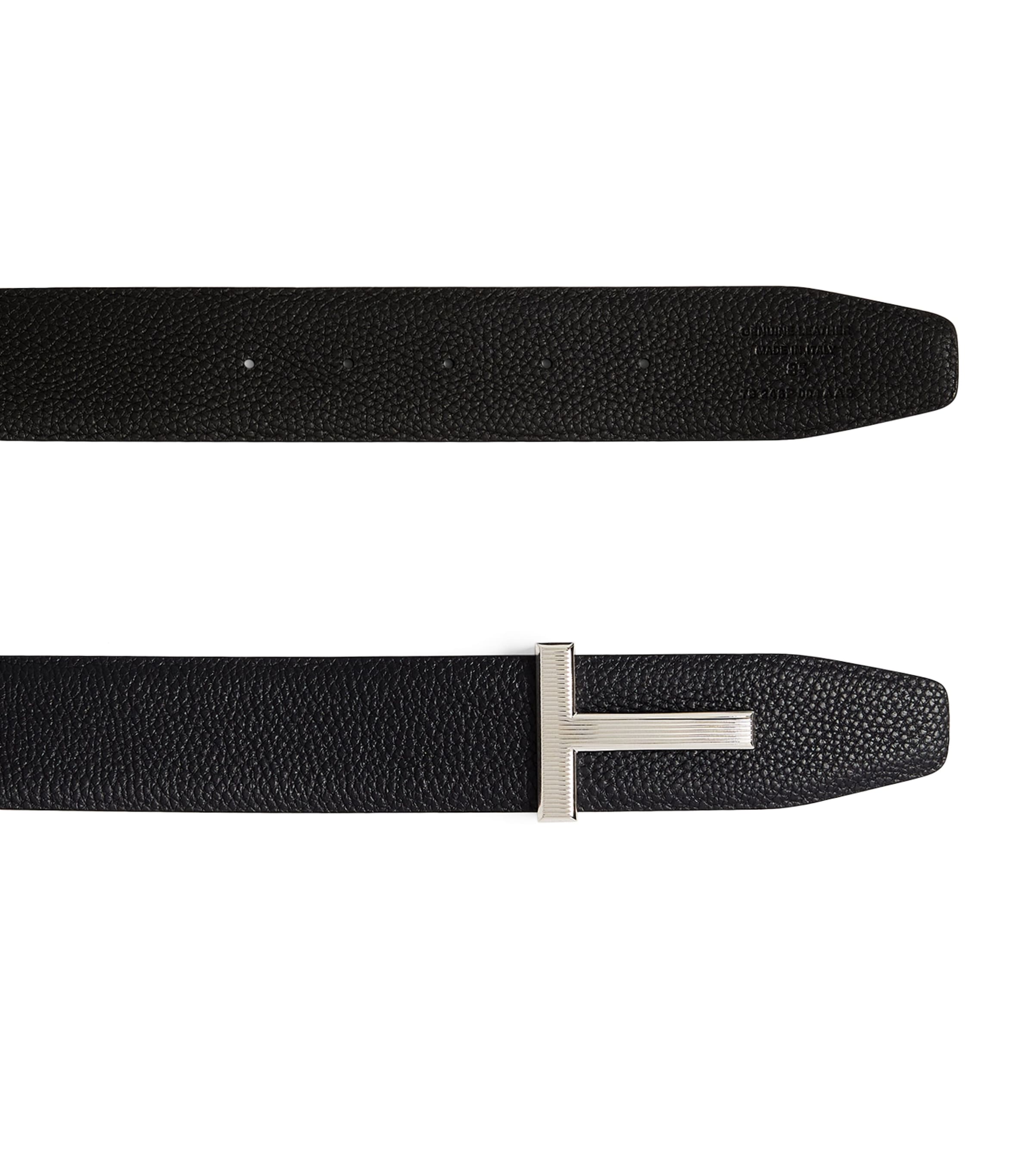 TOM FORD Leather Reversible T Ridge Belt | Men Accessories | Belts | Designers | Tom Ford TOM FORD Leather Reversible T Ridge Belt | Men Accessories | Belts | Designers | Tom Ford