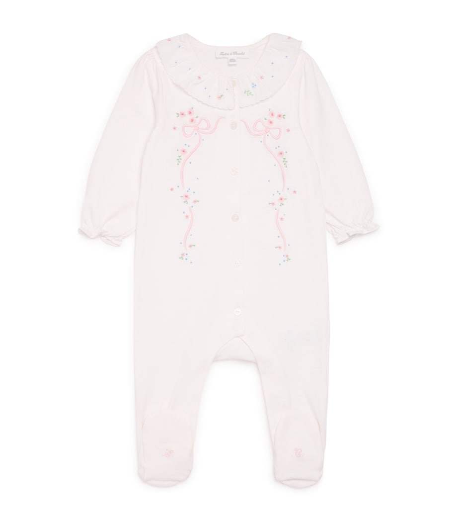 Cotton Frill-Collar All-In-One (0-24 Months) 13NACRE Image 1