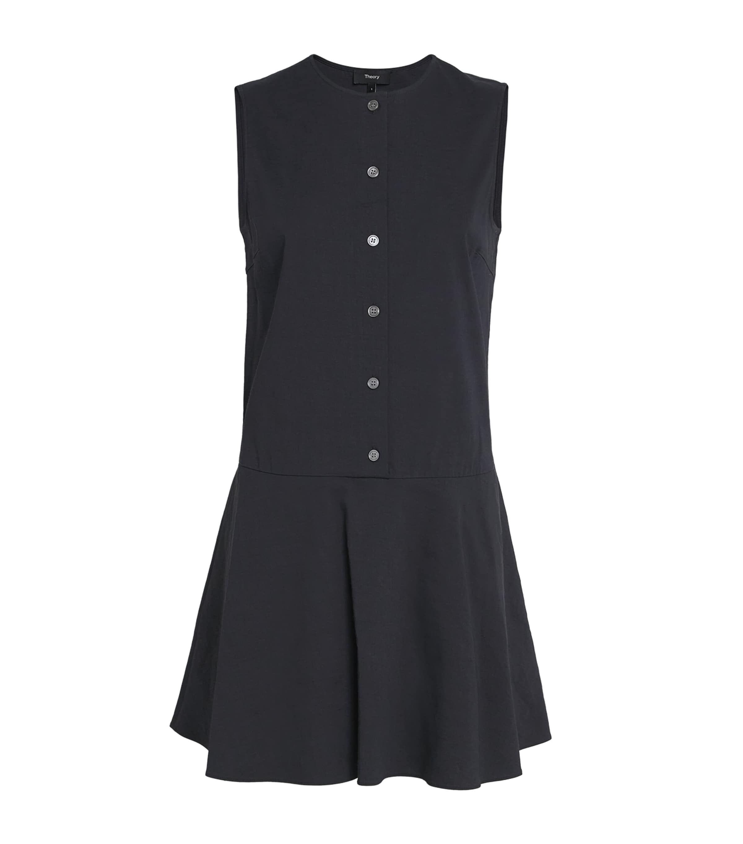 Theory Womens Good Linen Mini Dress Ujs Concord Image 1
